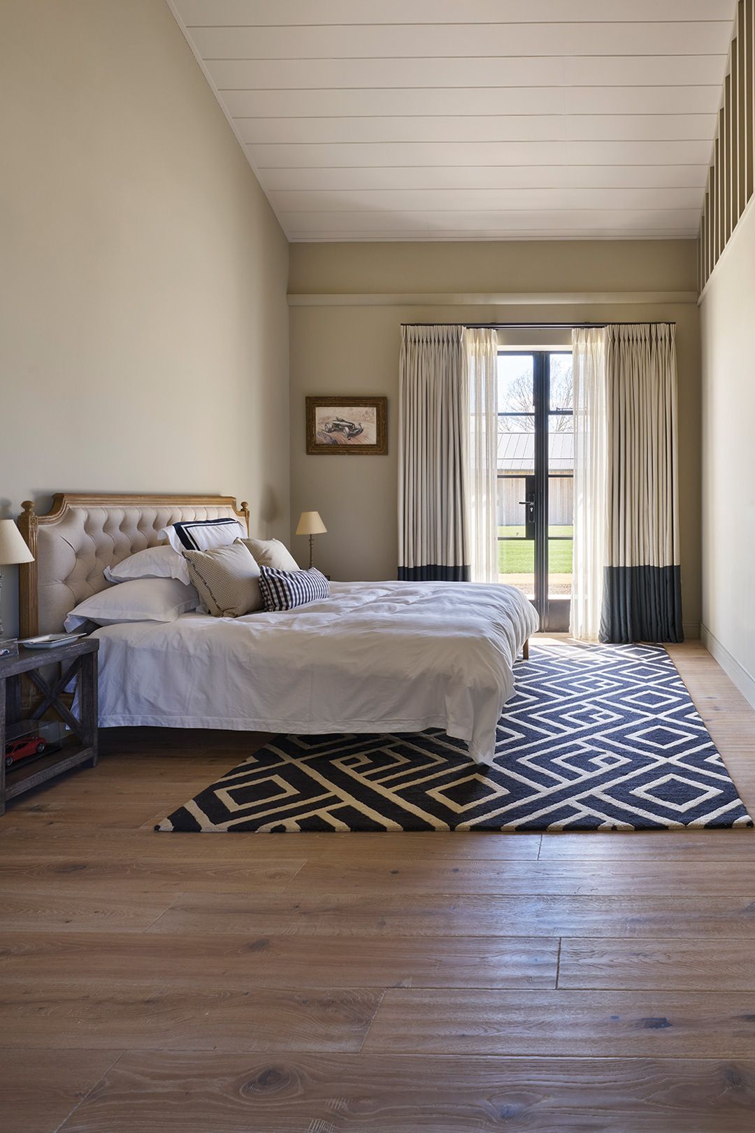 Bedroom wood flooring inspiration image