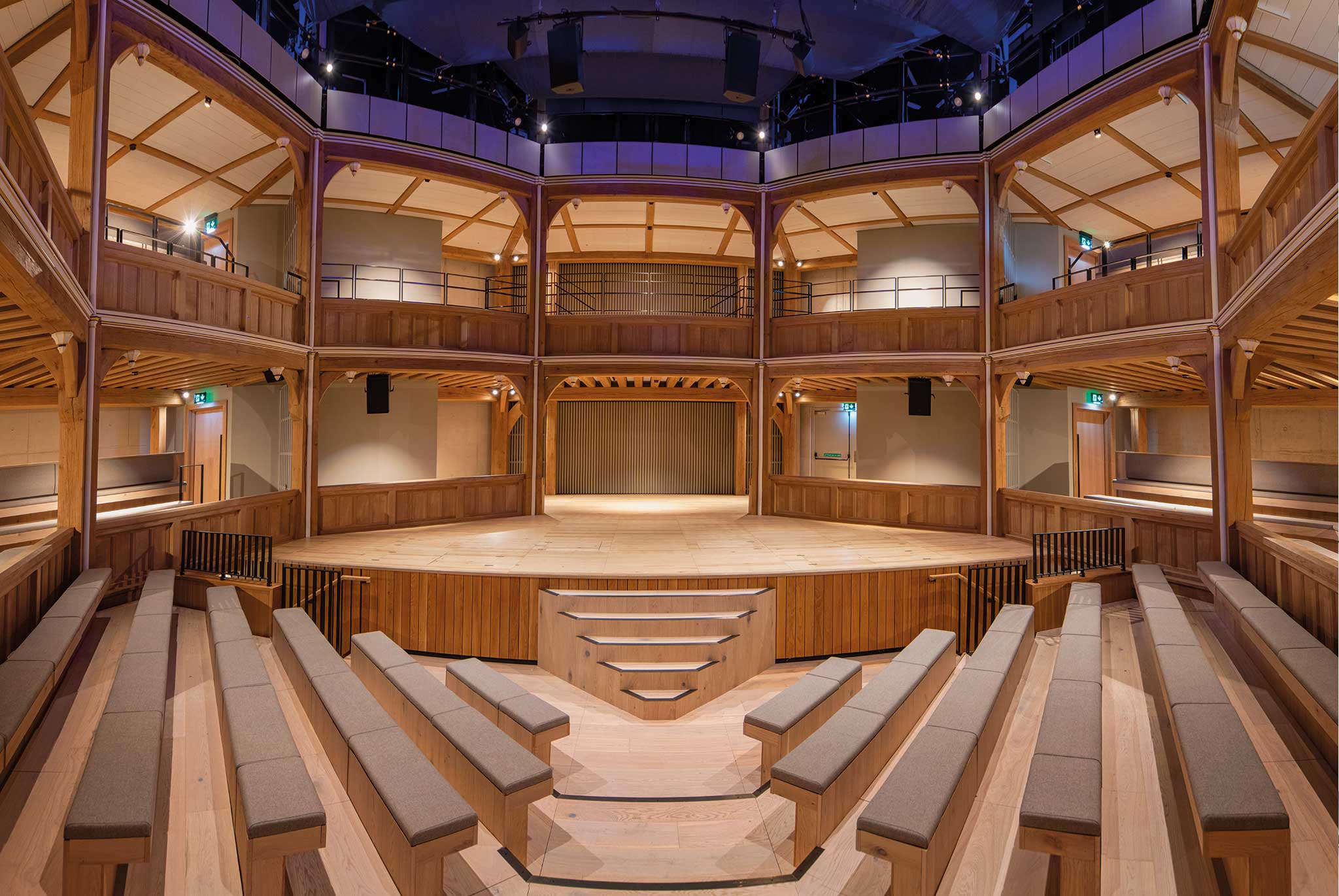 Shakespeare North Playhouse project interior