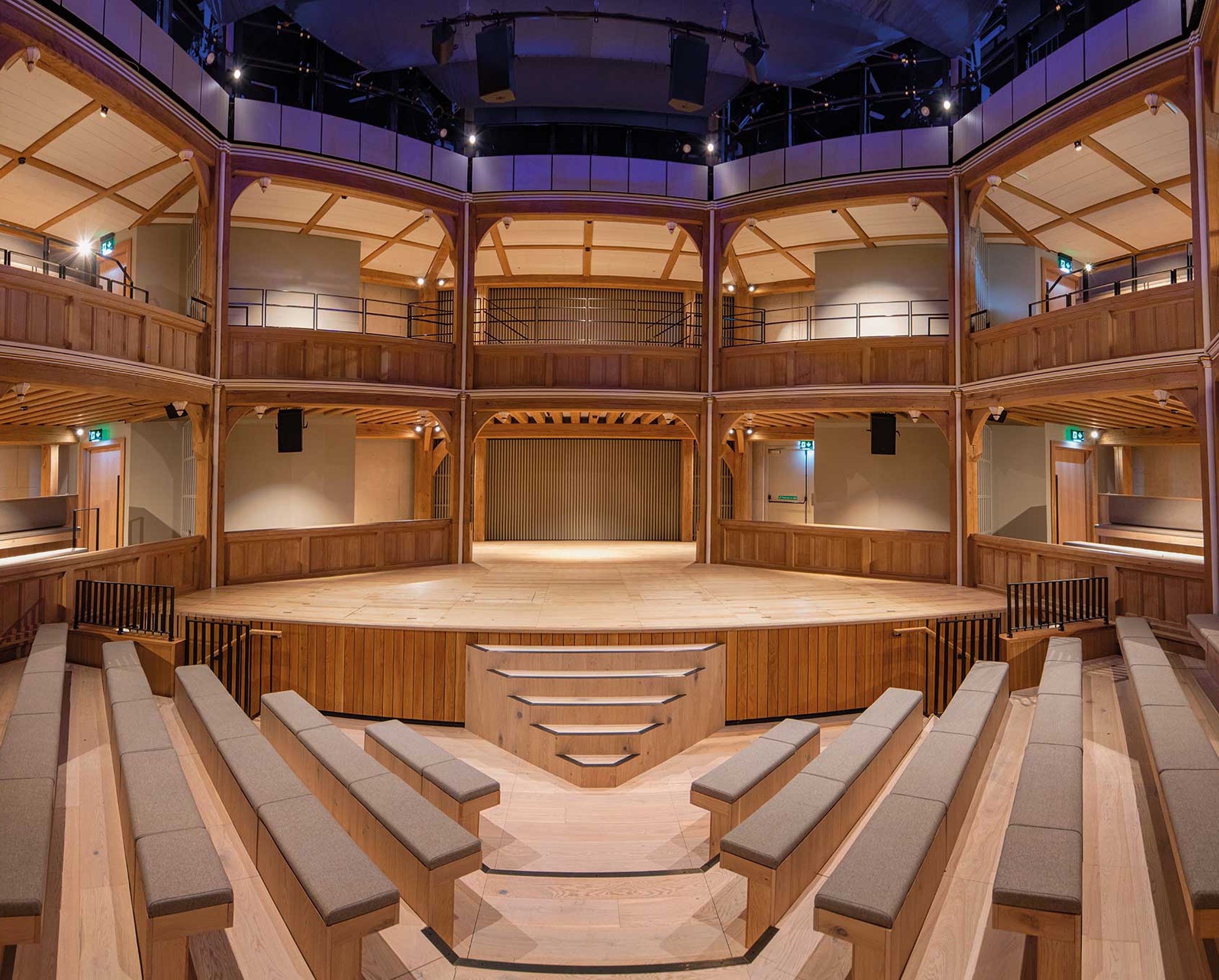 Shakespeare North Playhouse project interior