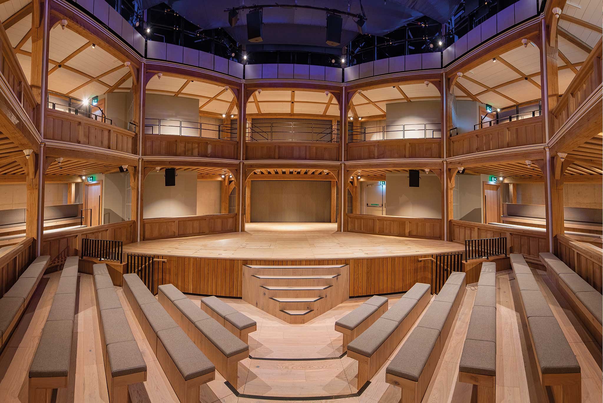 Shakespeare North Playhouse project interior