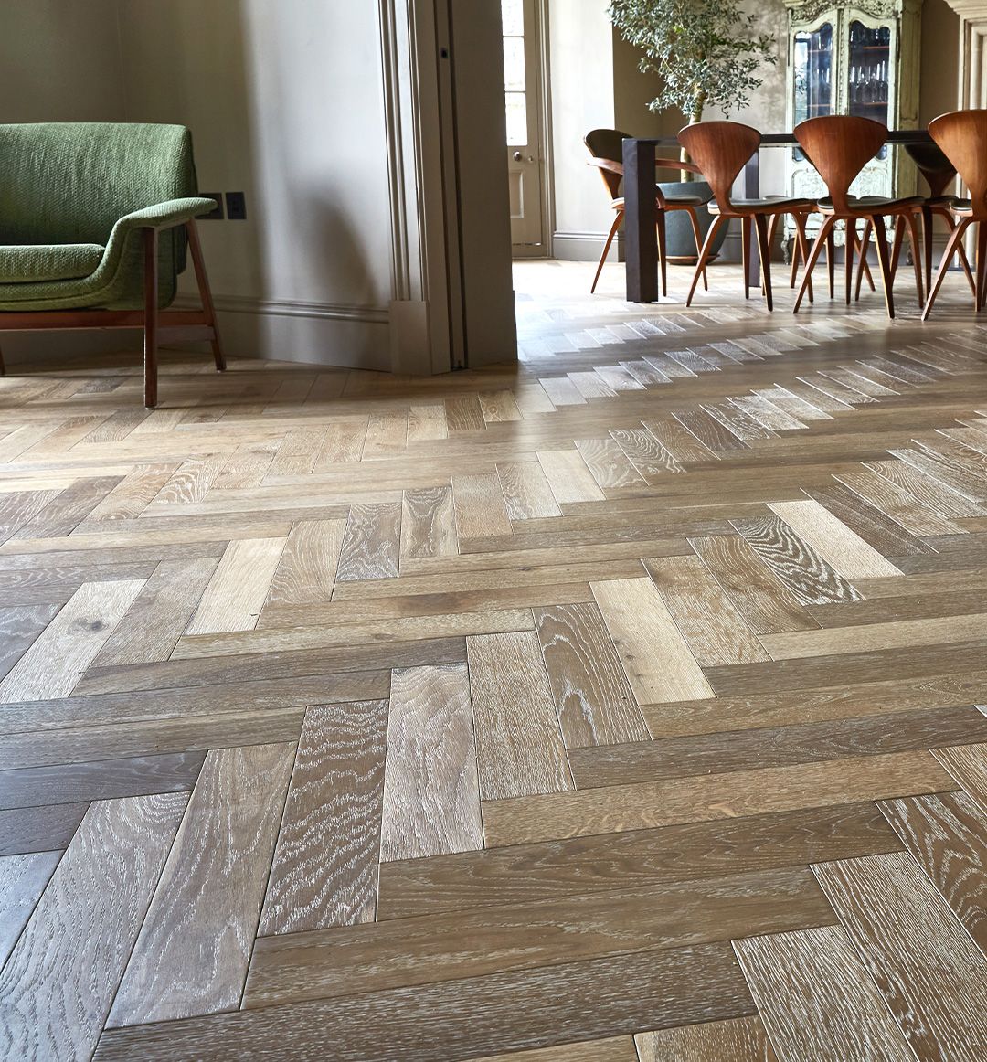 Residential flooring installation