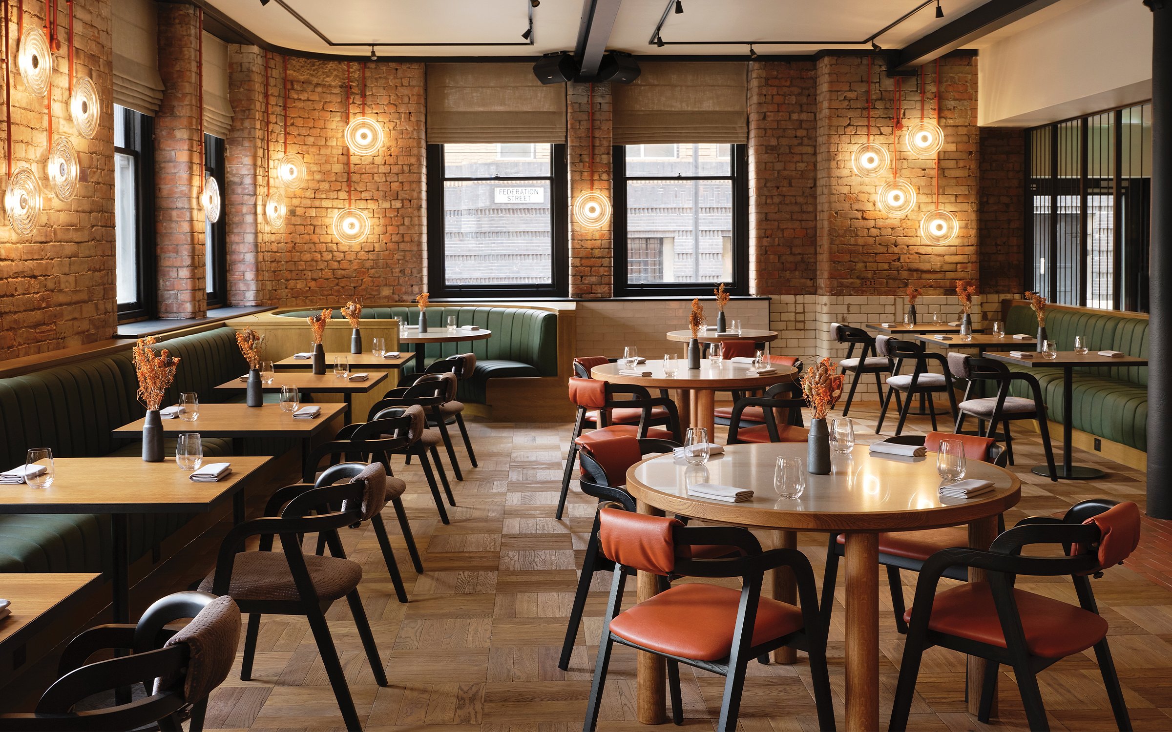 Bembridge Narrow Herringbone, in Block Basket Weave | Skof, C/o Blacksheep, Premier Hospitality.