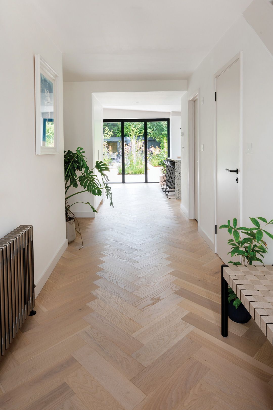 Wood flooring detail in a calm interior