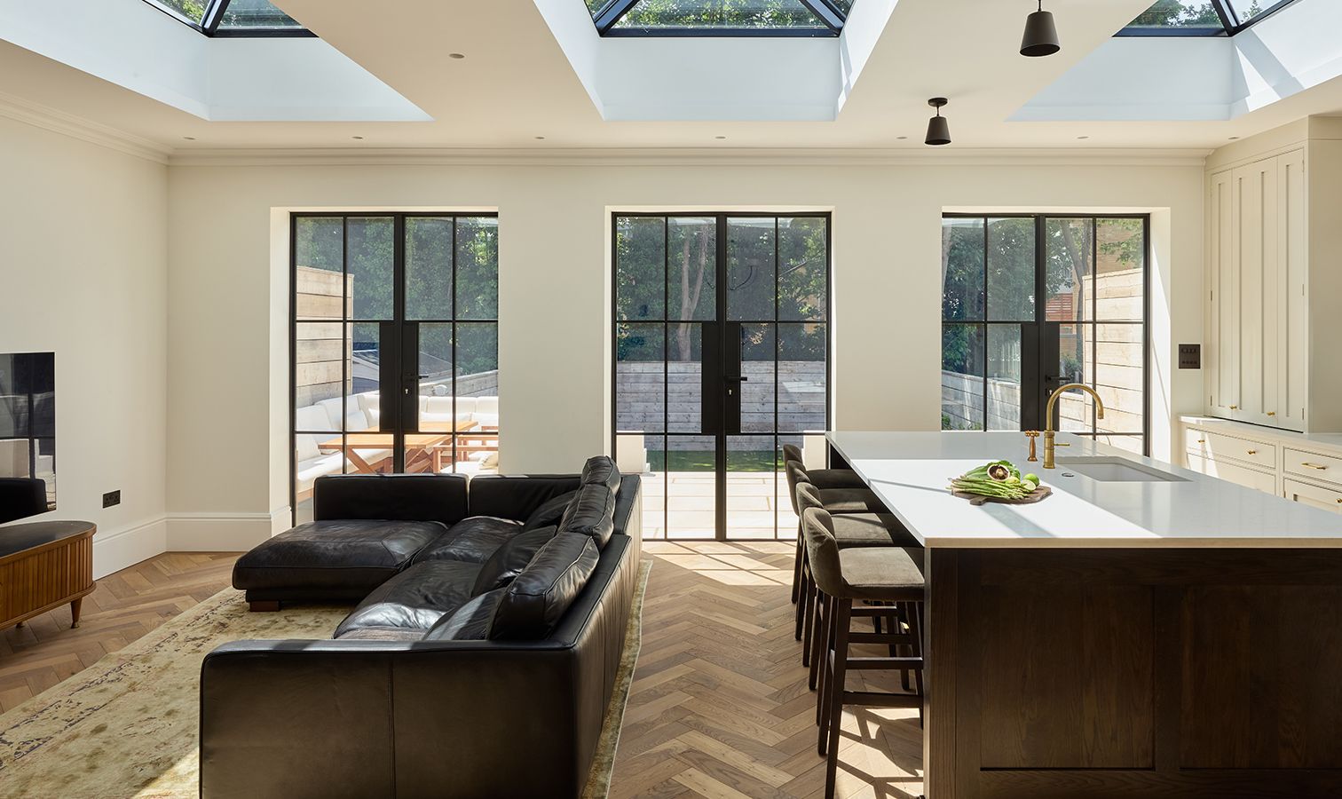 Kielder wood flooring in a living room