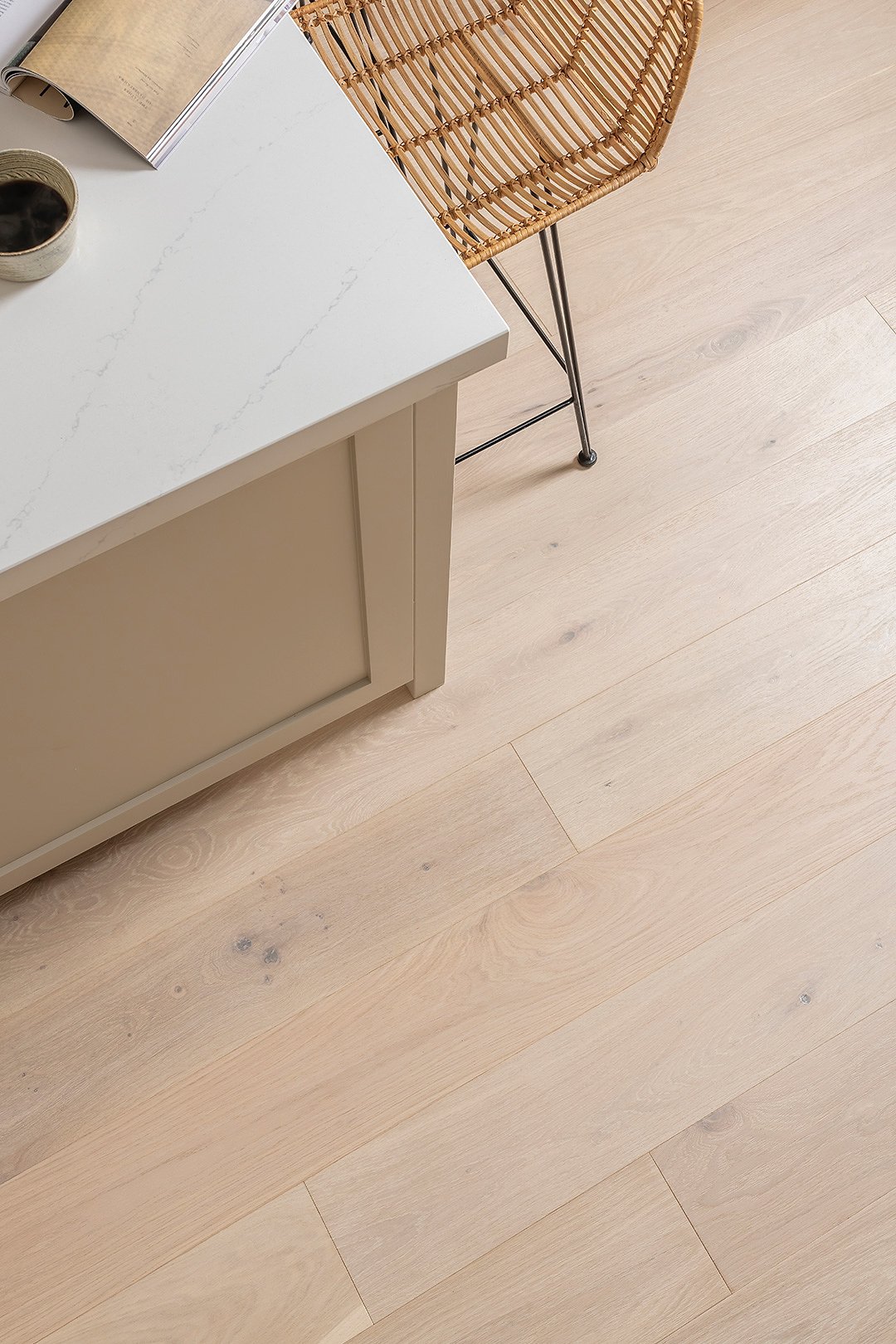 Wood flooring detail in a calm interior