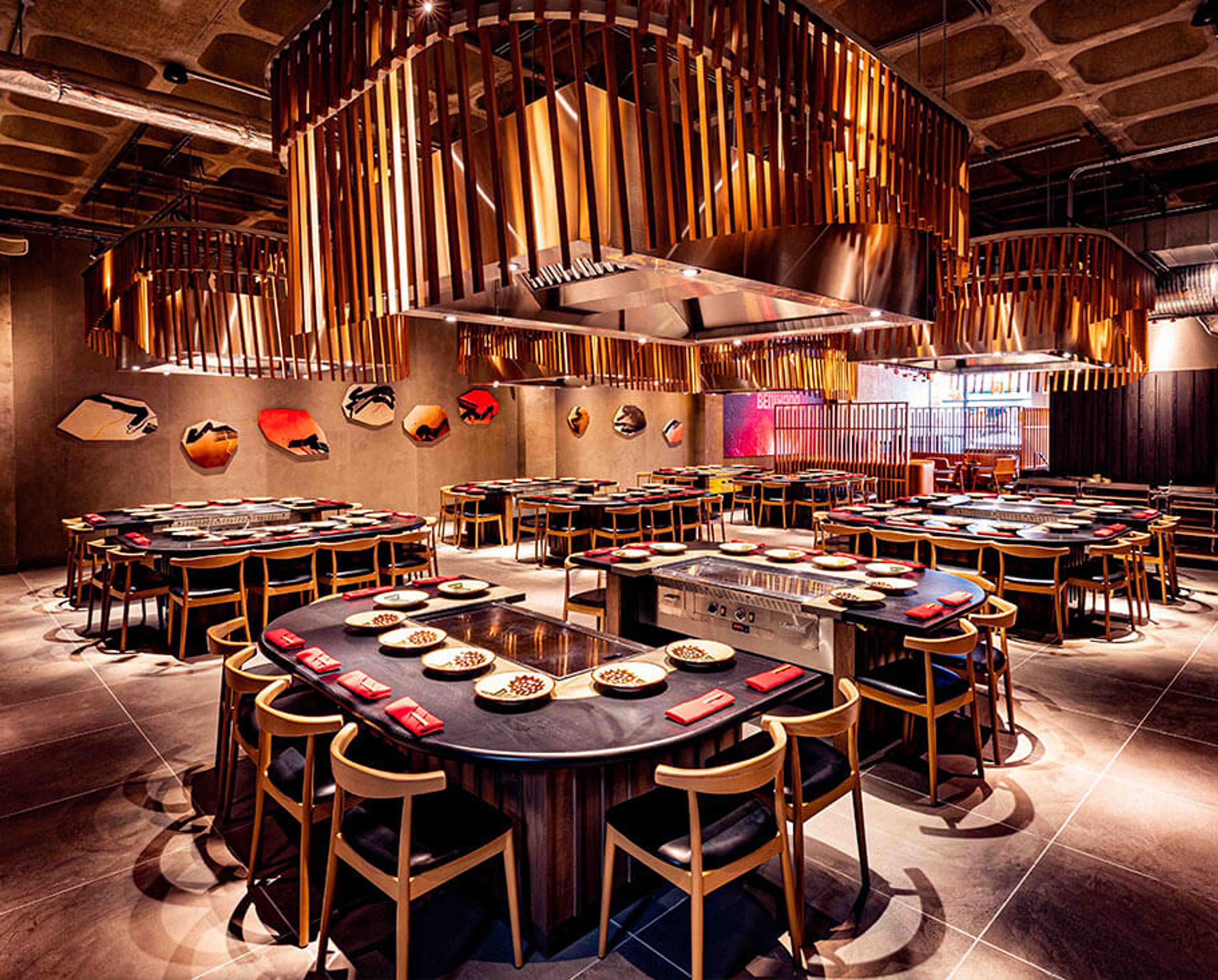 Benihana Covent Garden project interior