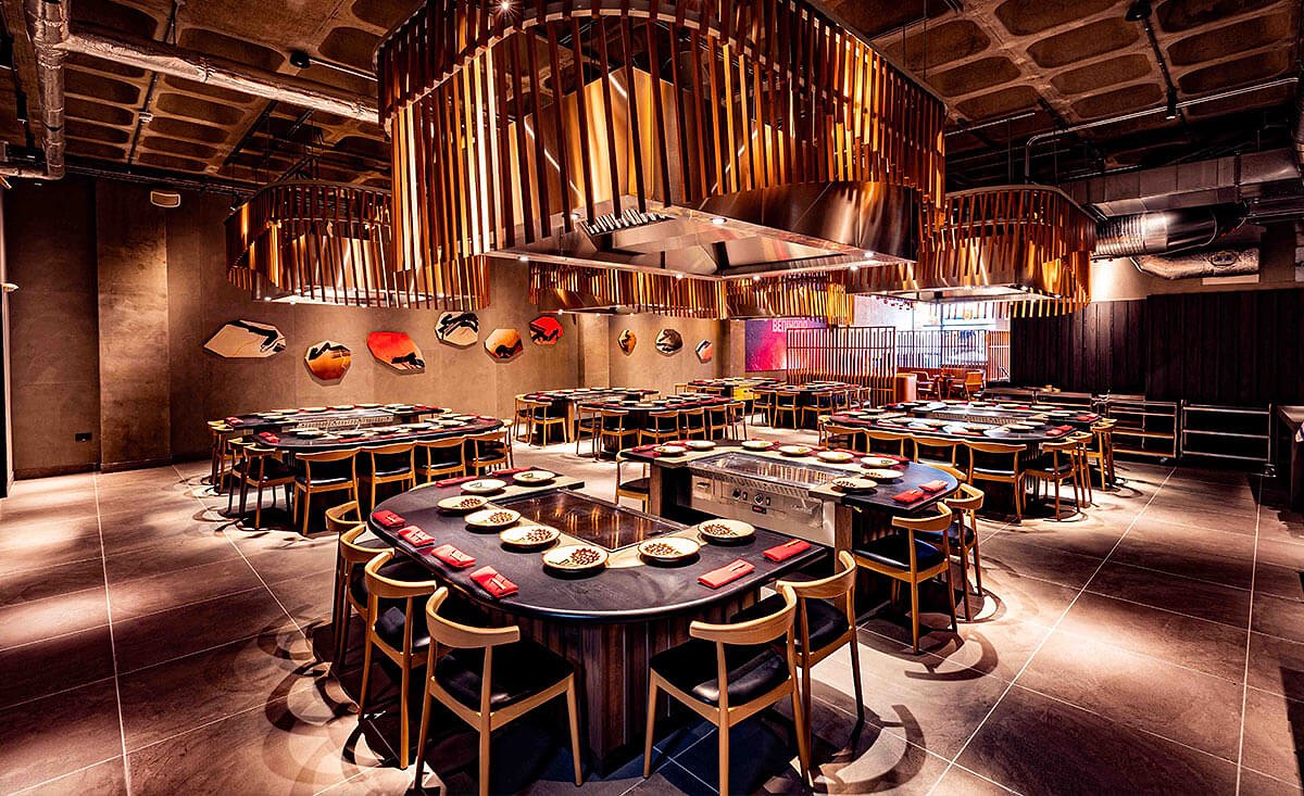 Benihana Covent Garden project interior