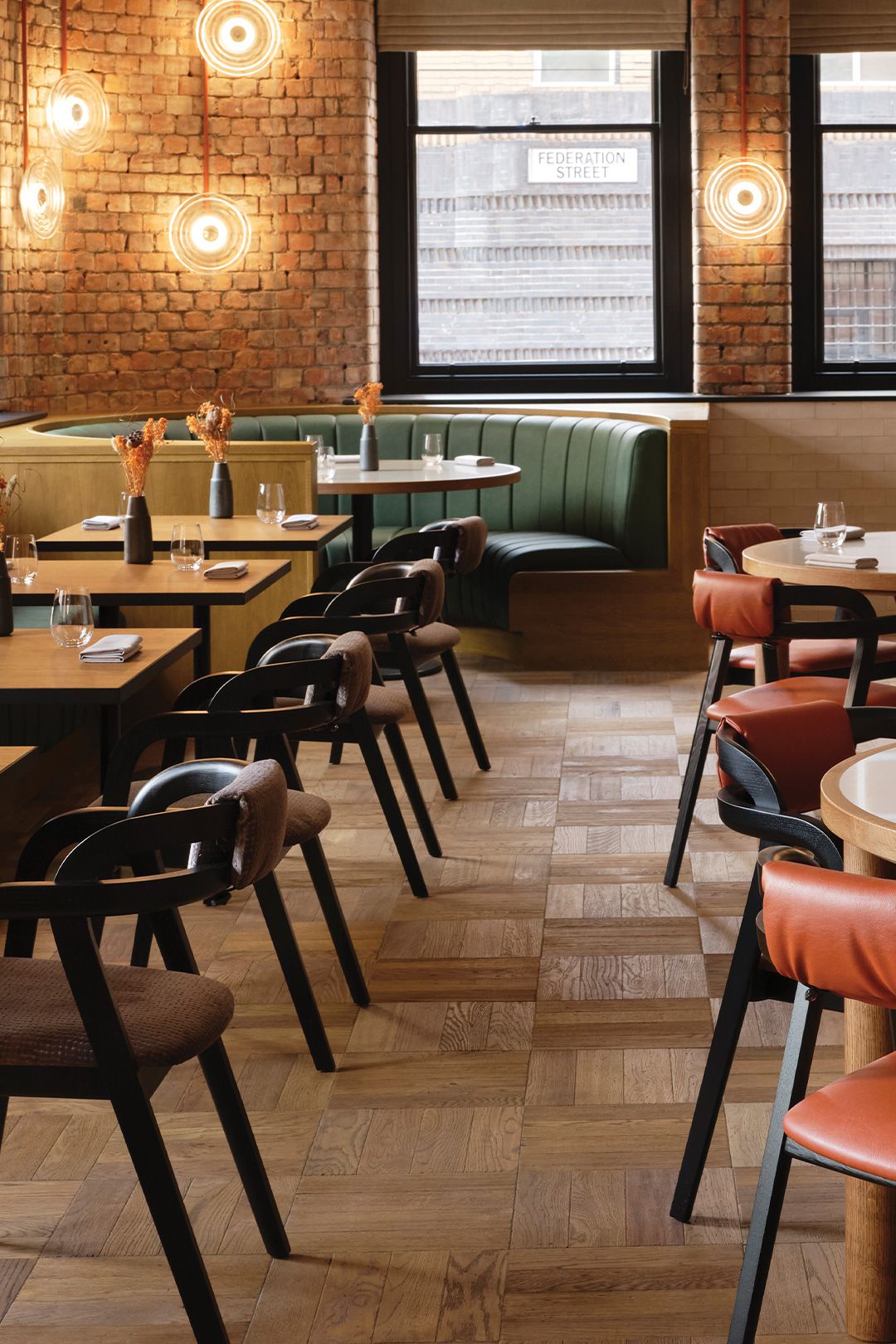 Hospitality wood flooring interior