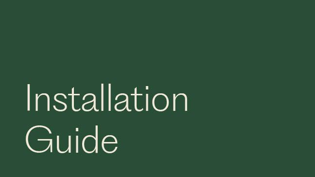 Installation Guide 