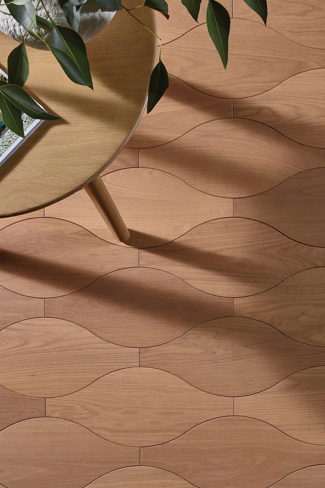 Patterned wood flooring