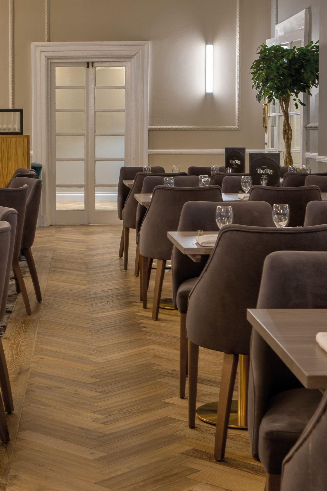Hotel featured wood floor