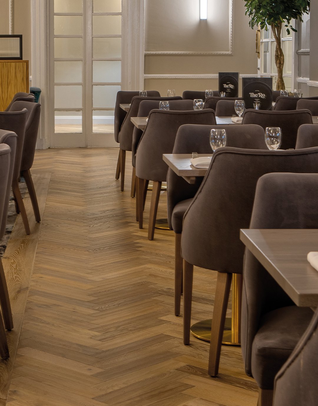 Hotel featured wood floor