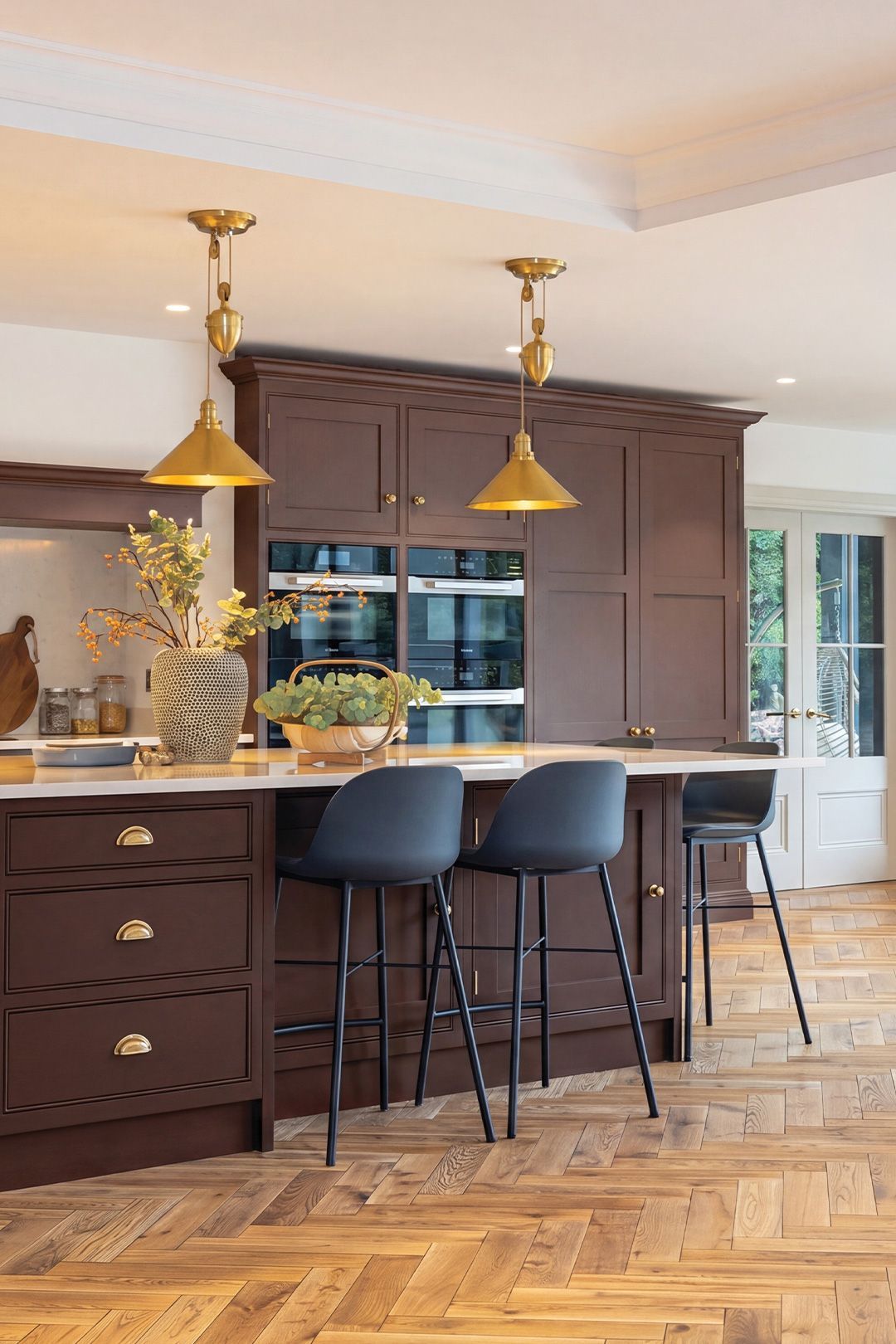 Wood flooring in a bright home interior