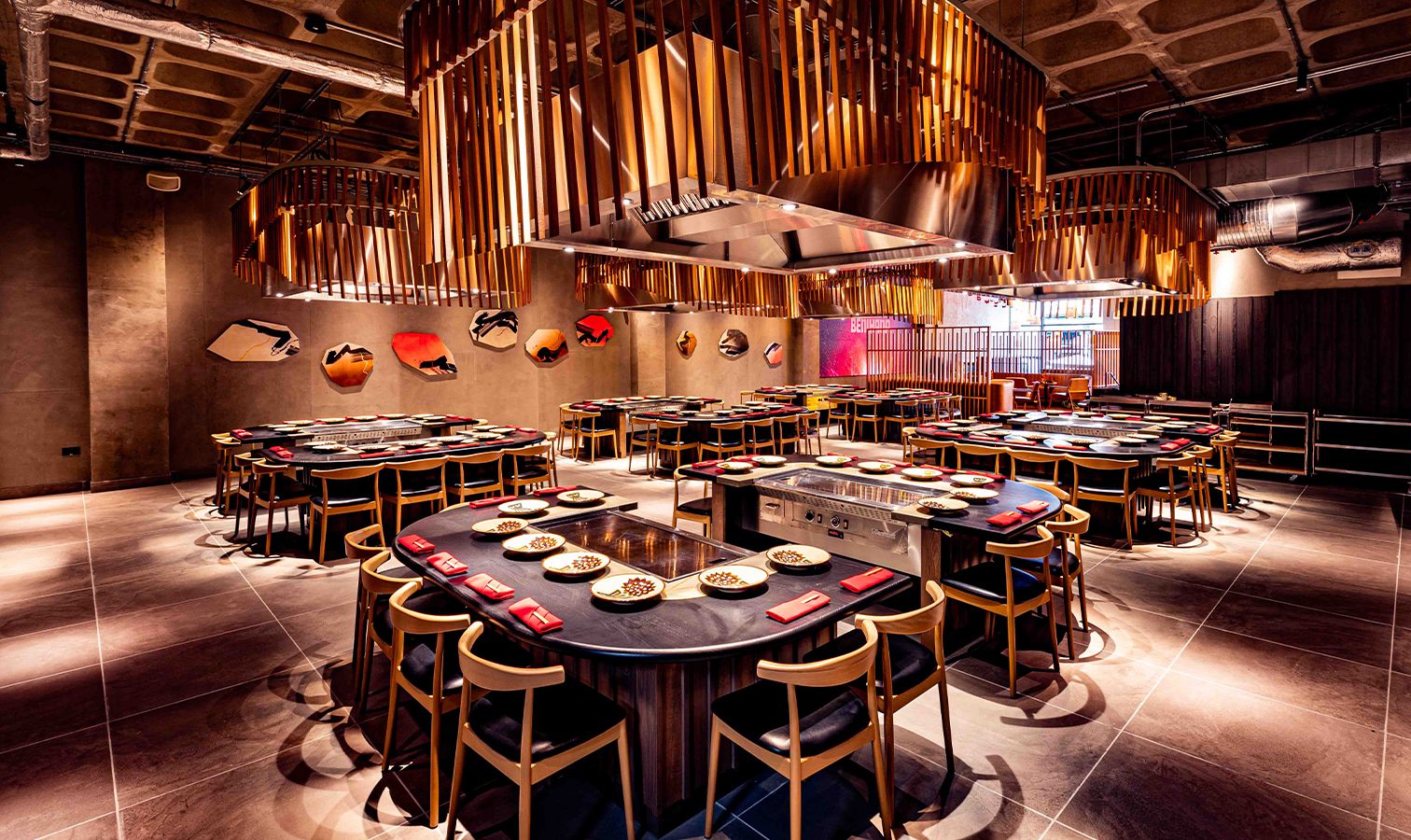Benihana Covent Garden project interior