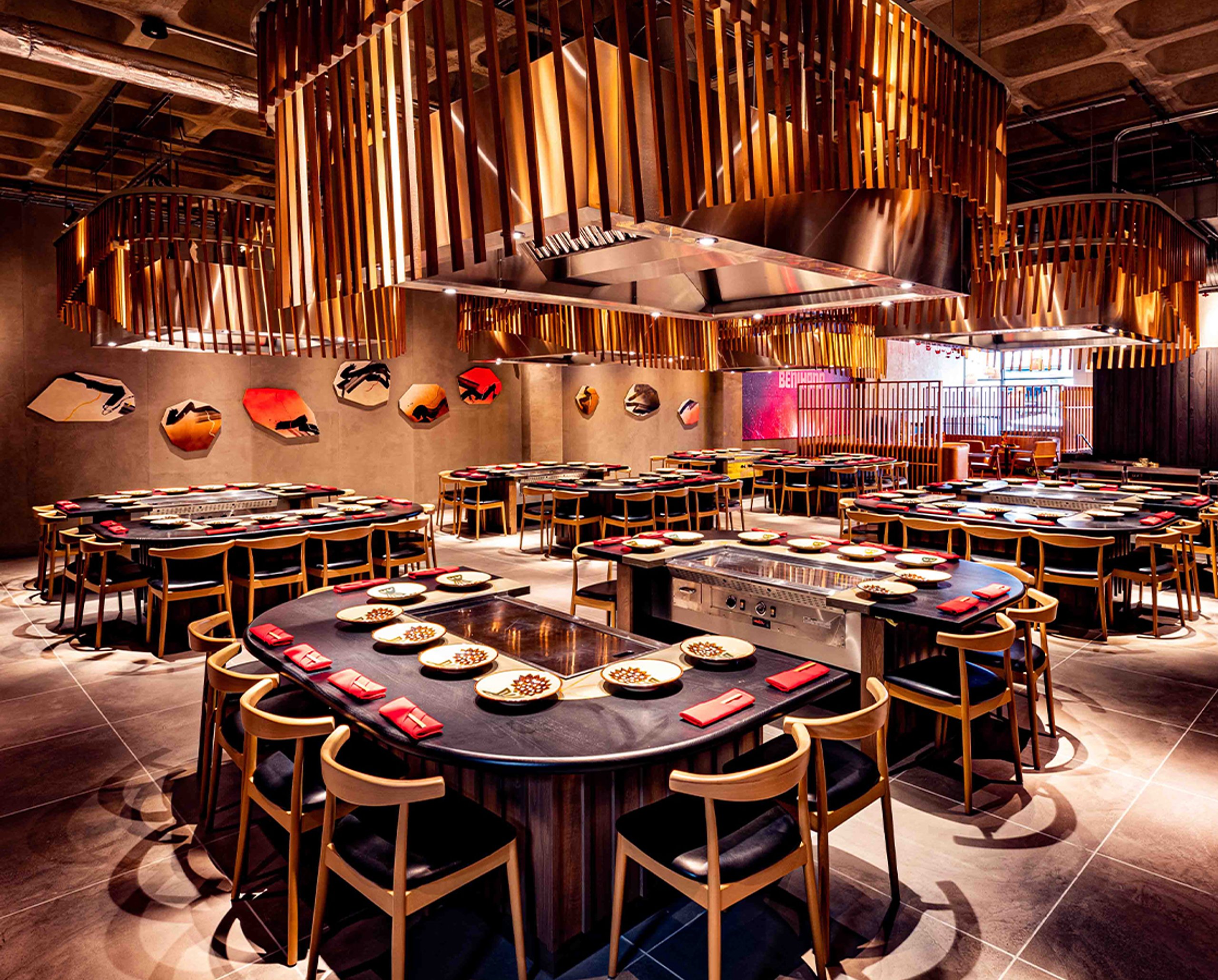 Benihana Covent Garden project interior