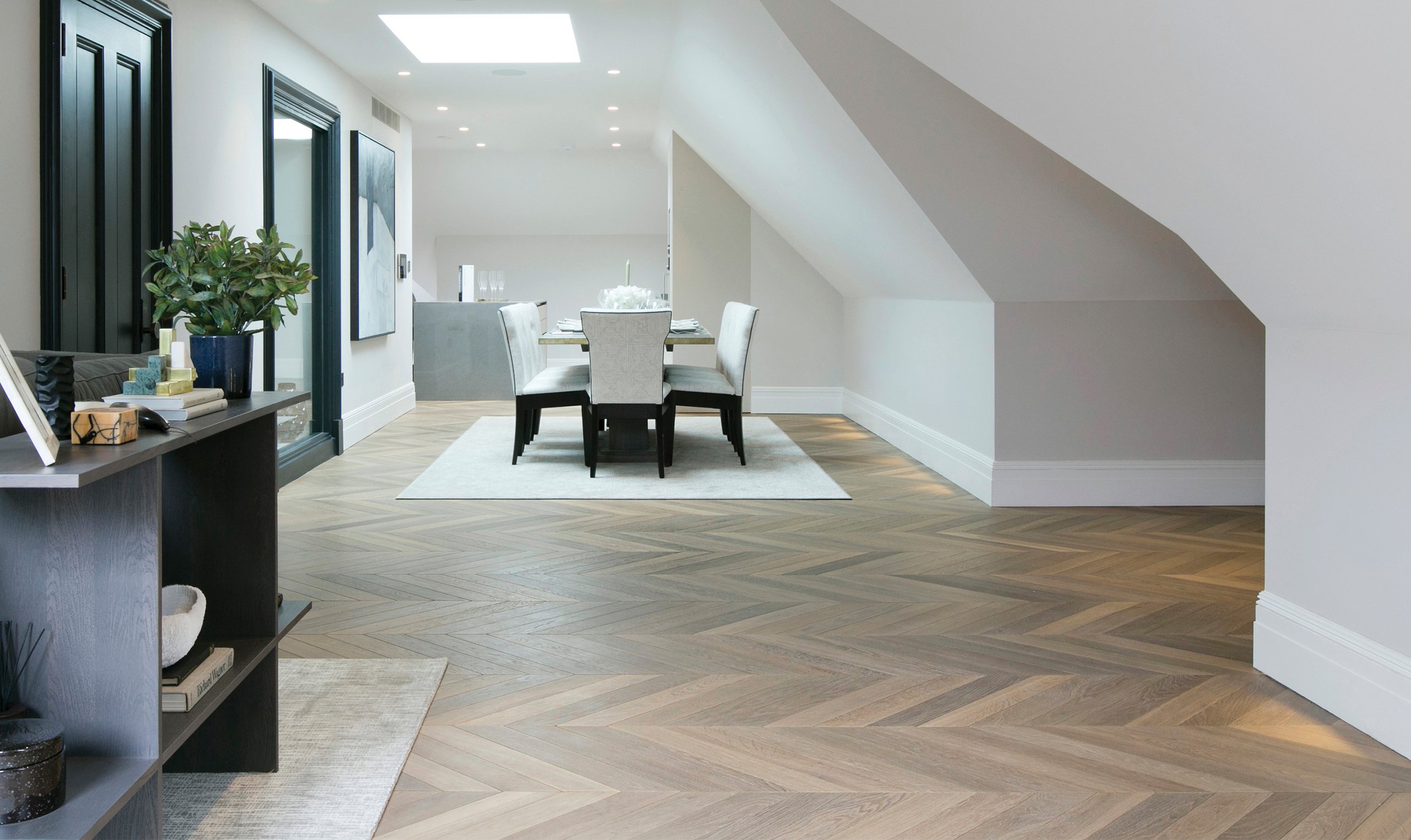 Rhine Chevron in a room setting