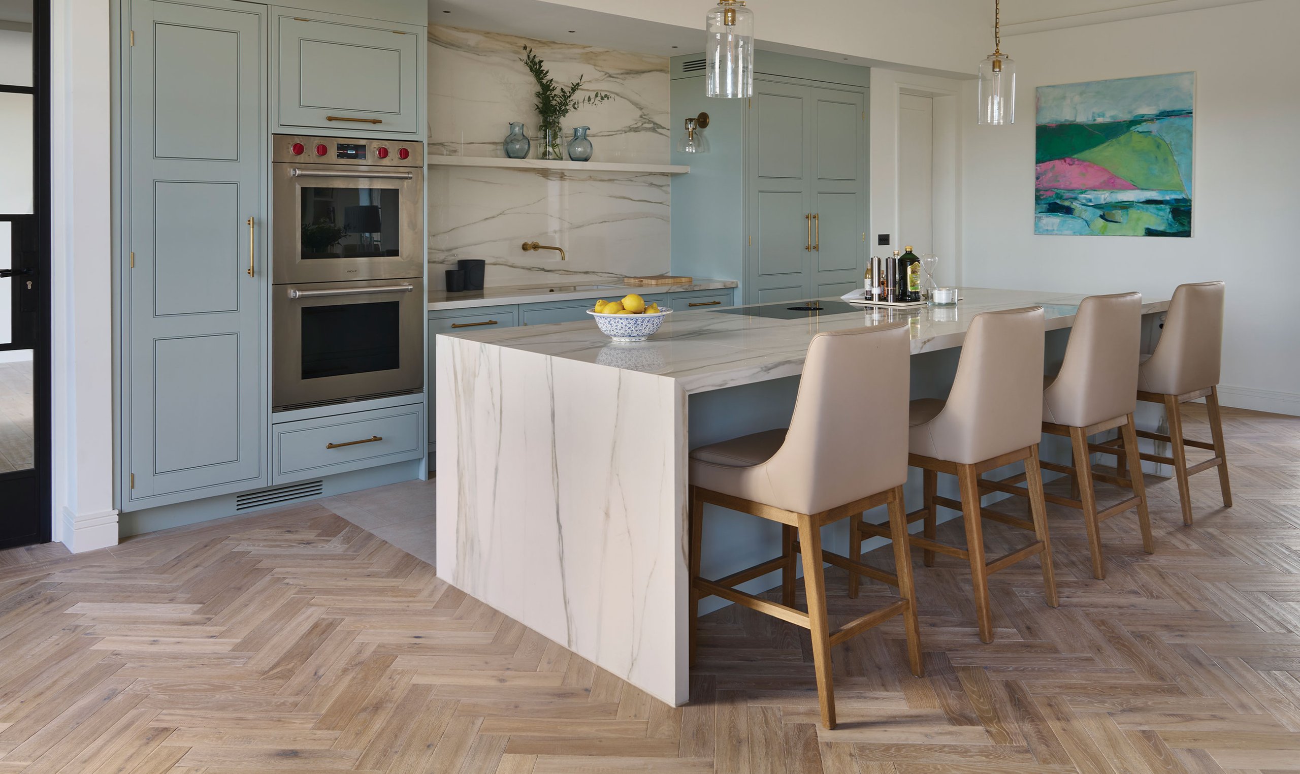 Kitchen statement image with Ted Todd flooring