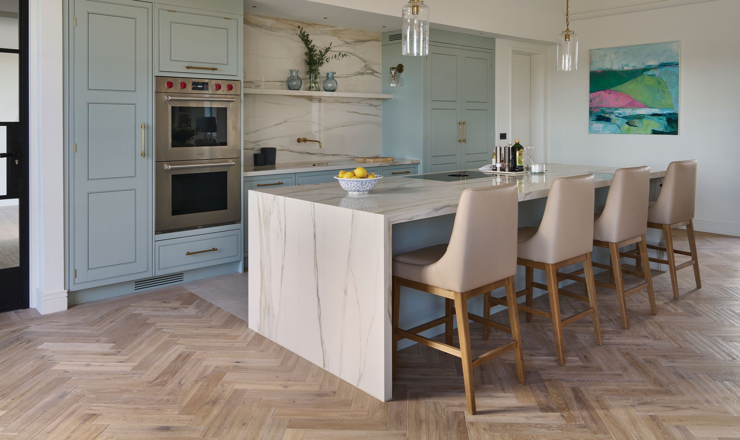 Kitchen statement image with Ted Todd flooring
