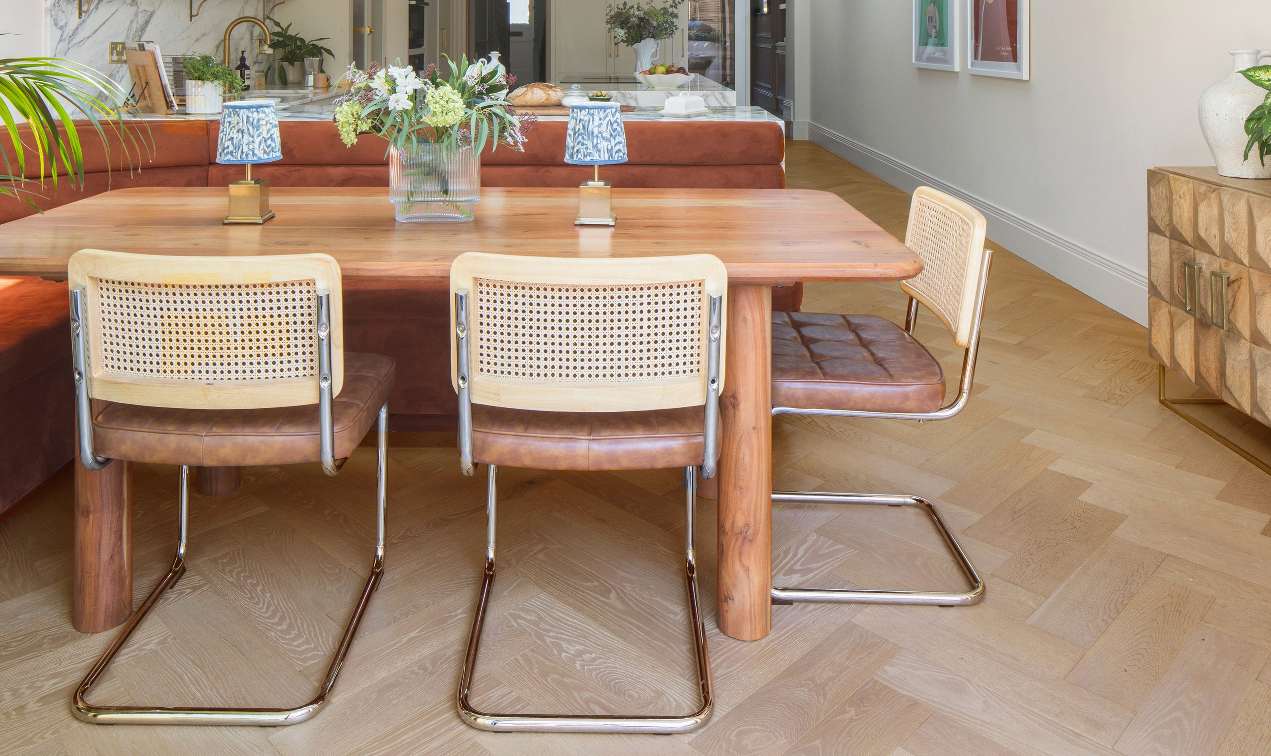 Cortado Herringbone in a room setting