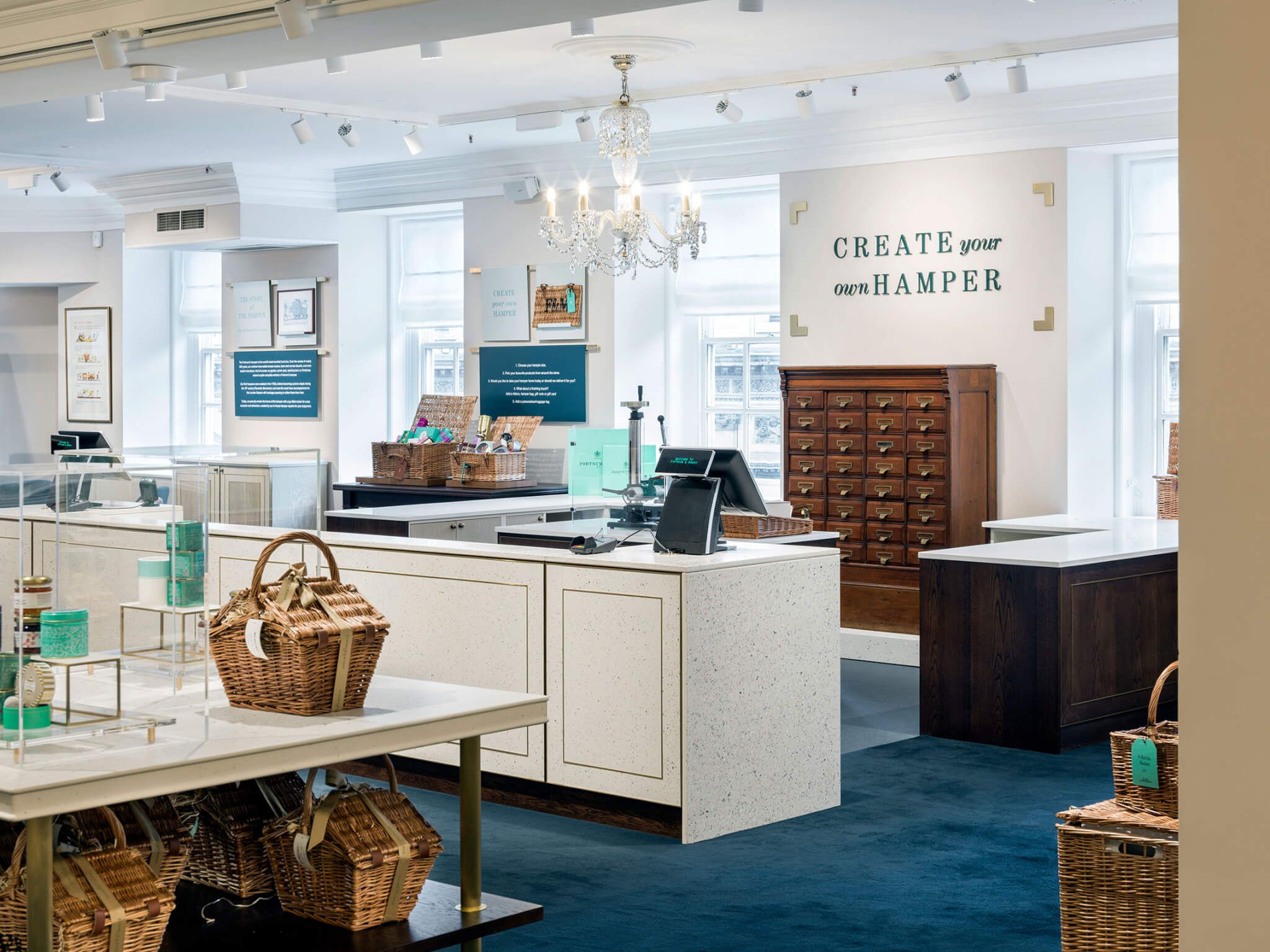 Franklin Narrow Herringbone | Woodworks by Ted Todd Antique Collection | Fortnum & Mason, London, c/o Andrew Meredith Photography