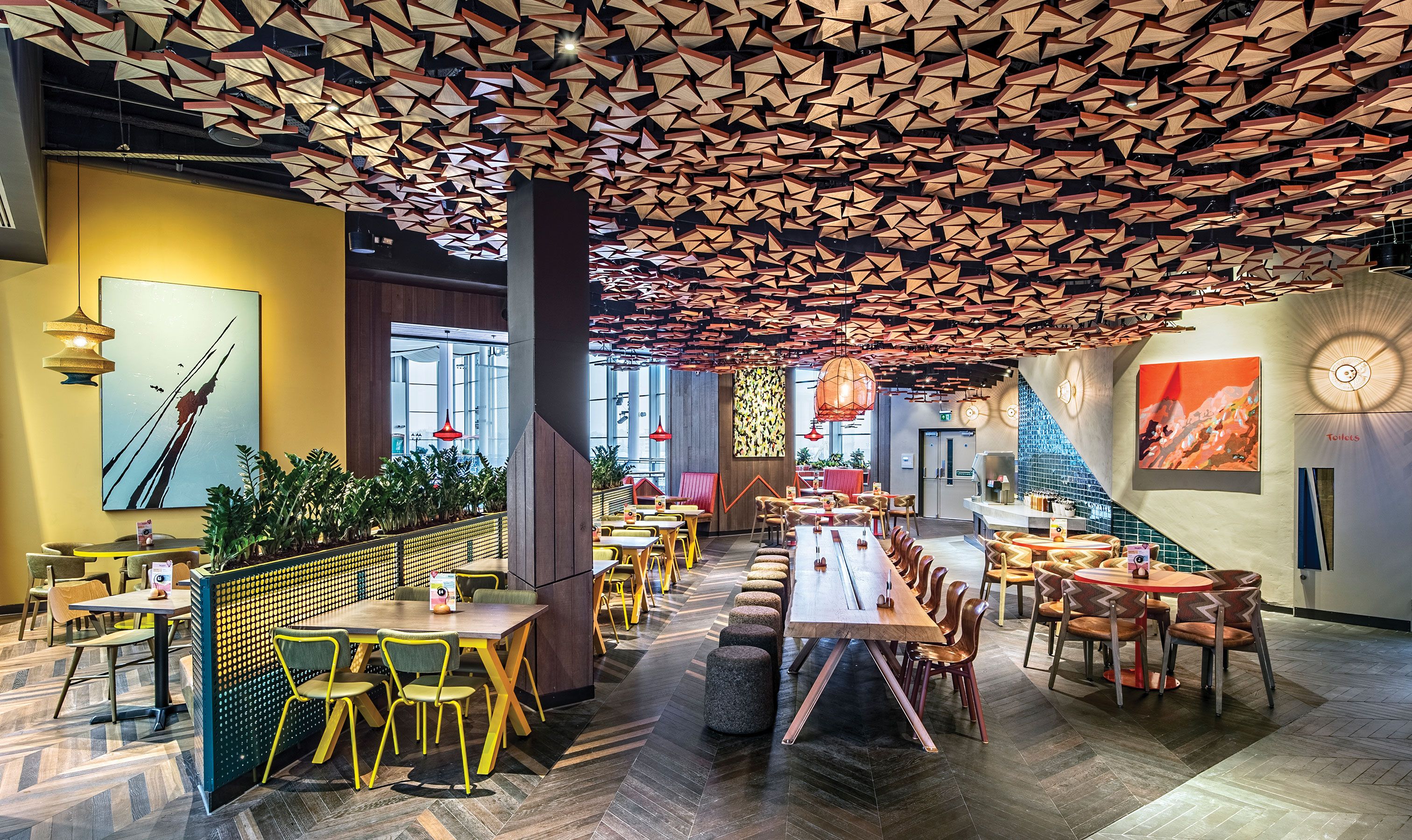 Nando's, Edinburgh project interior