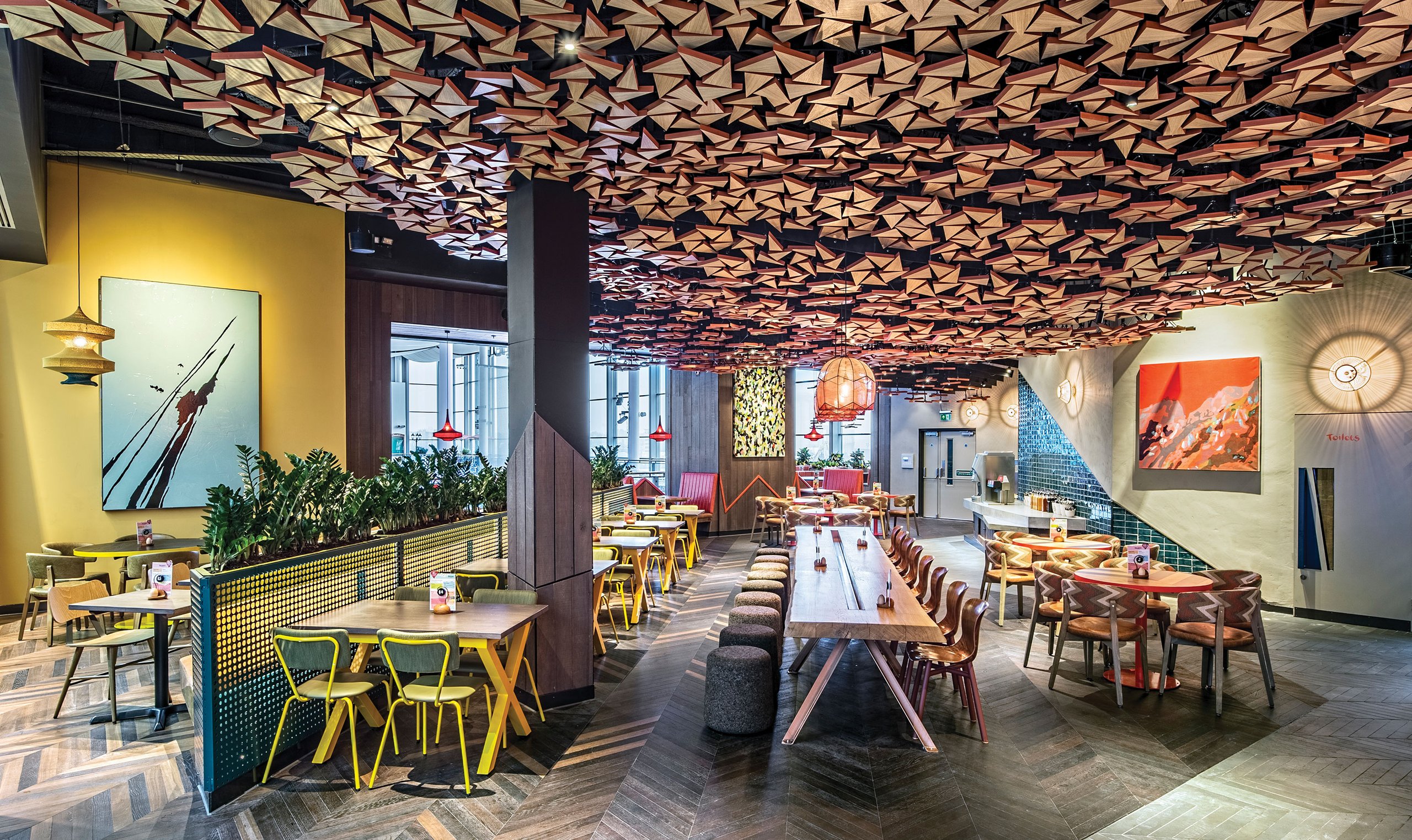 Nando's, Edinburgh project interior