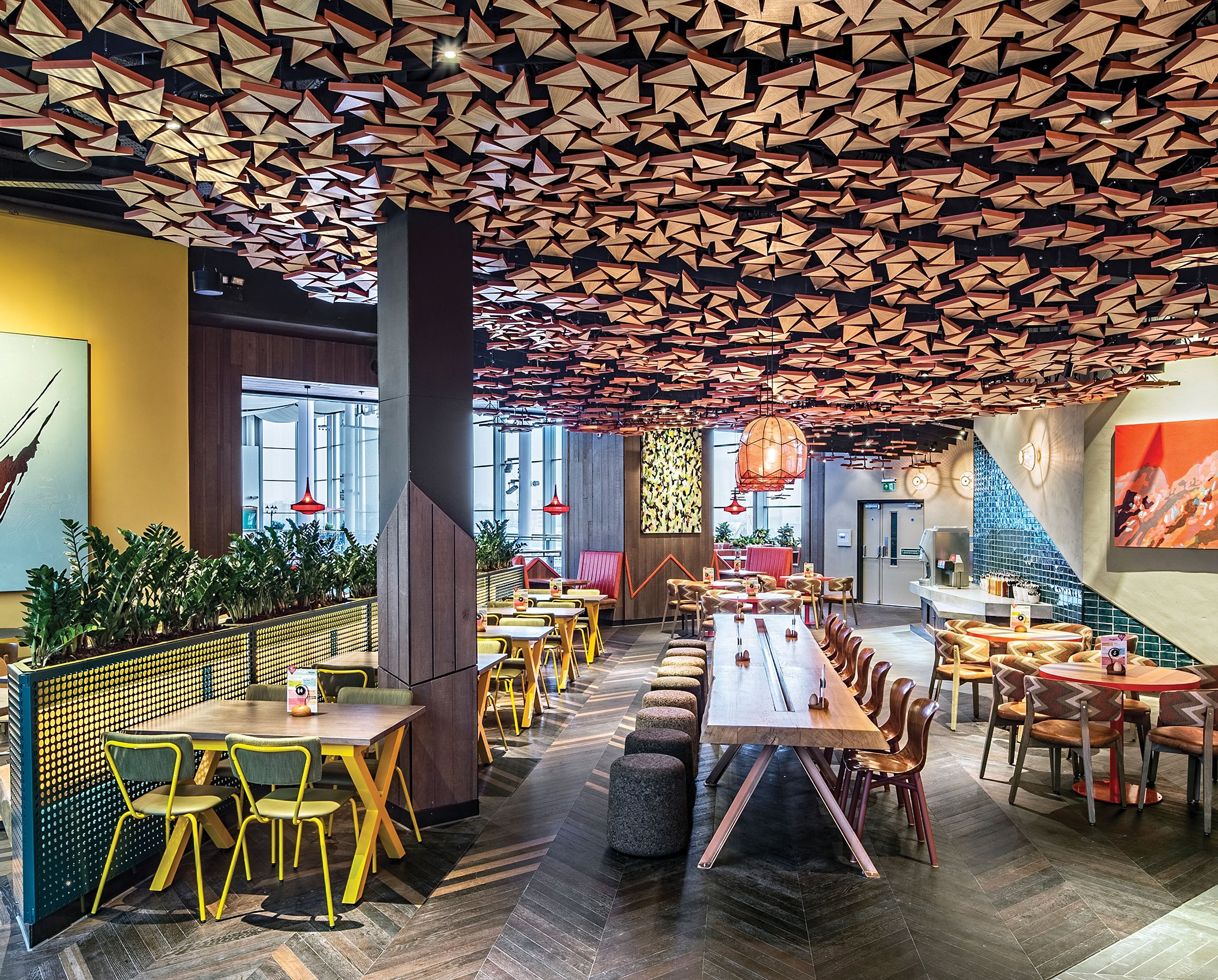 Nando's, Edinburgh project interior