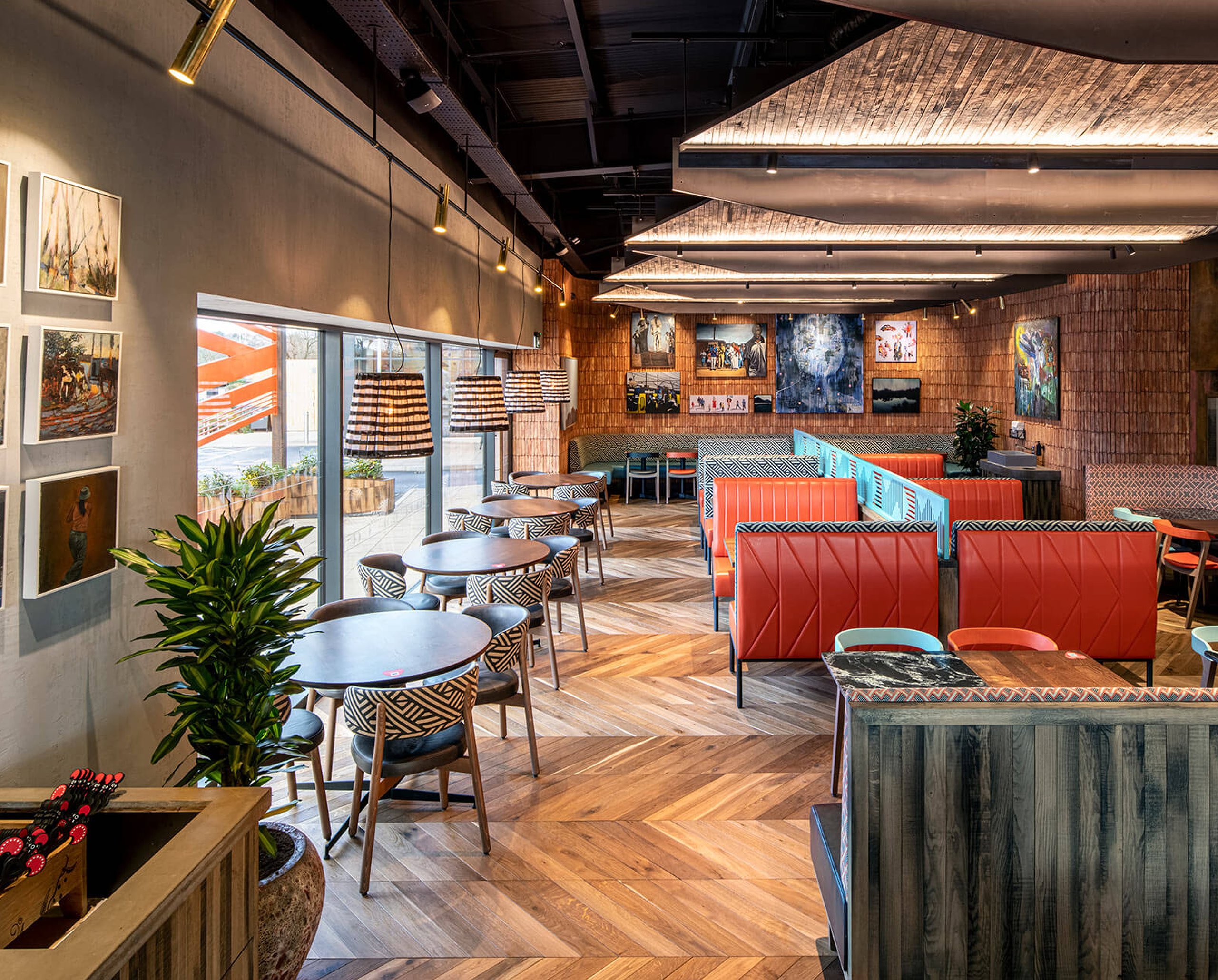 Nando's Nottingham project interior