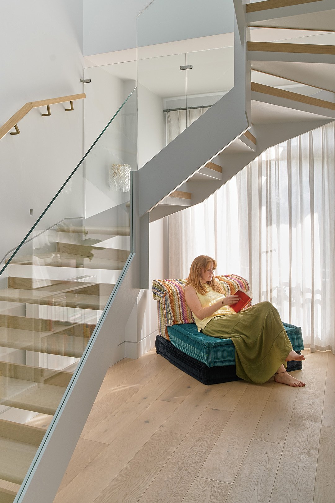Residential wood flooring interior