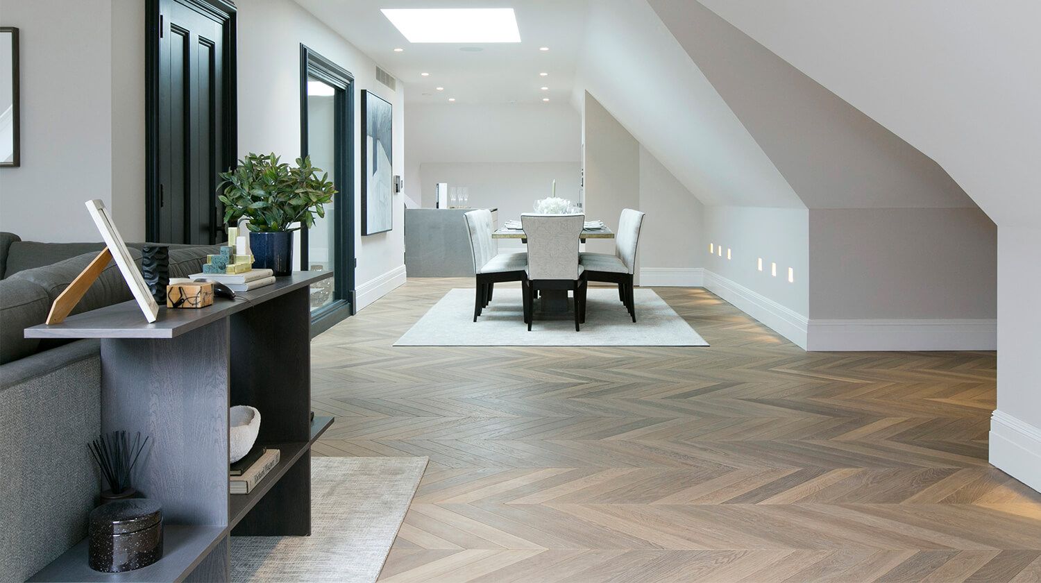Rhine Chevron | Ted Todd Unfinished Oaks Collection