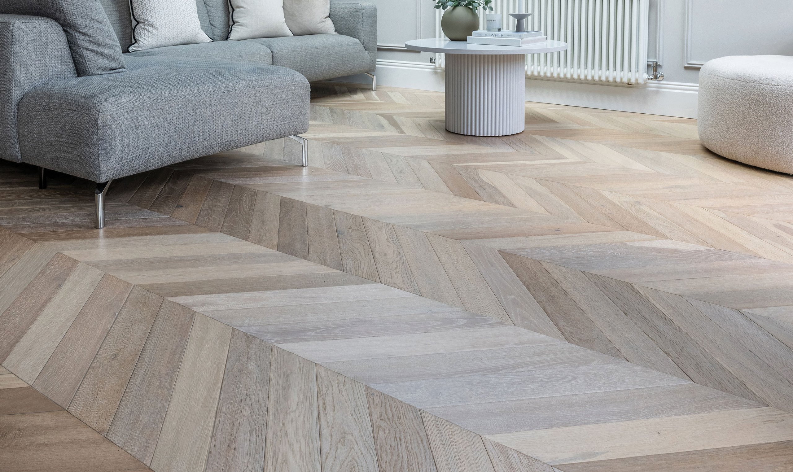 Raw Cotton Chevron, Ted Todd Warehouse Collection