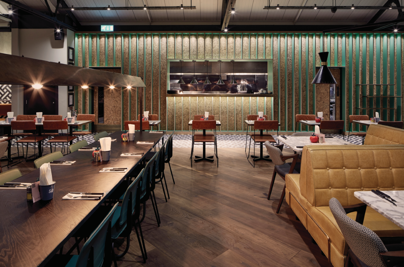 Gourmet Burger Kitchen project interior