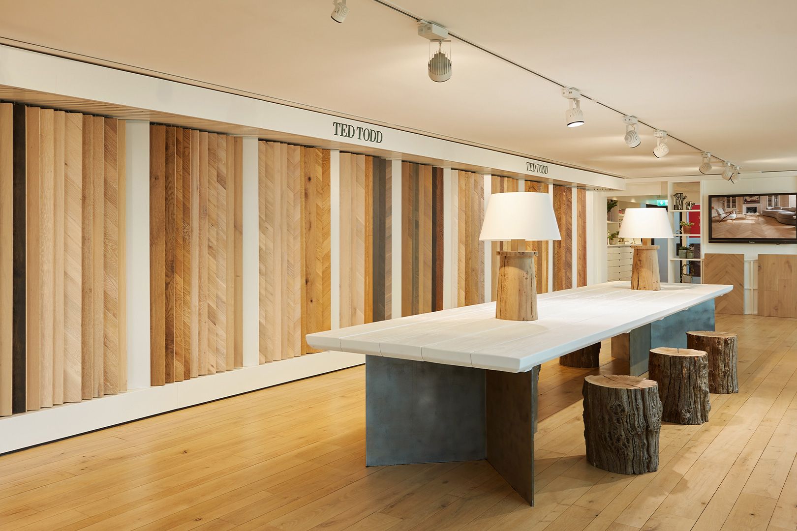 Ted Todd wood flooring in a refined interior
