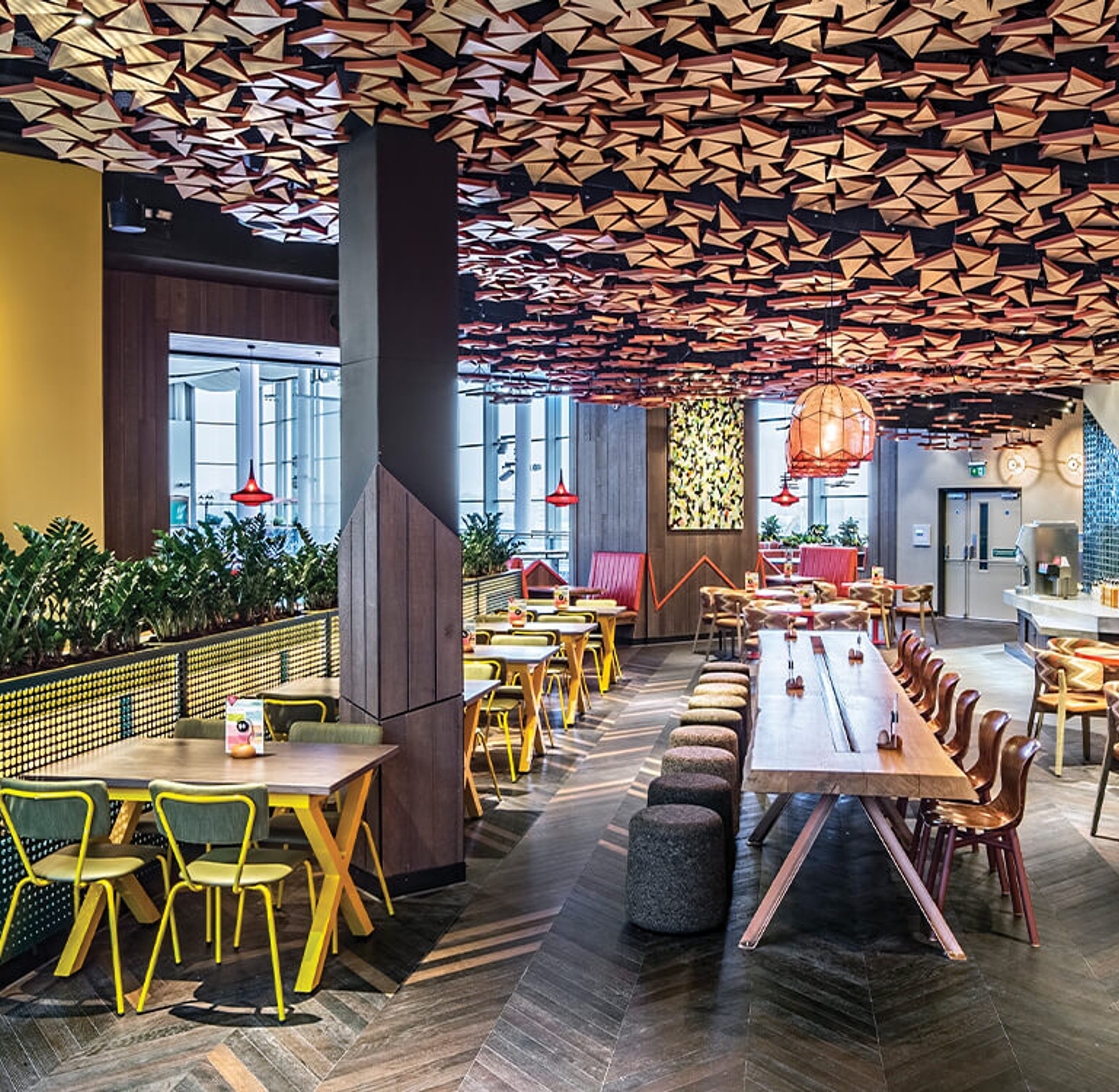 Nando's, Edinburgh project interior