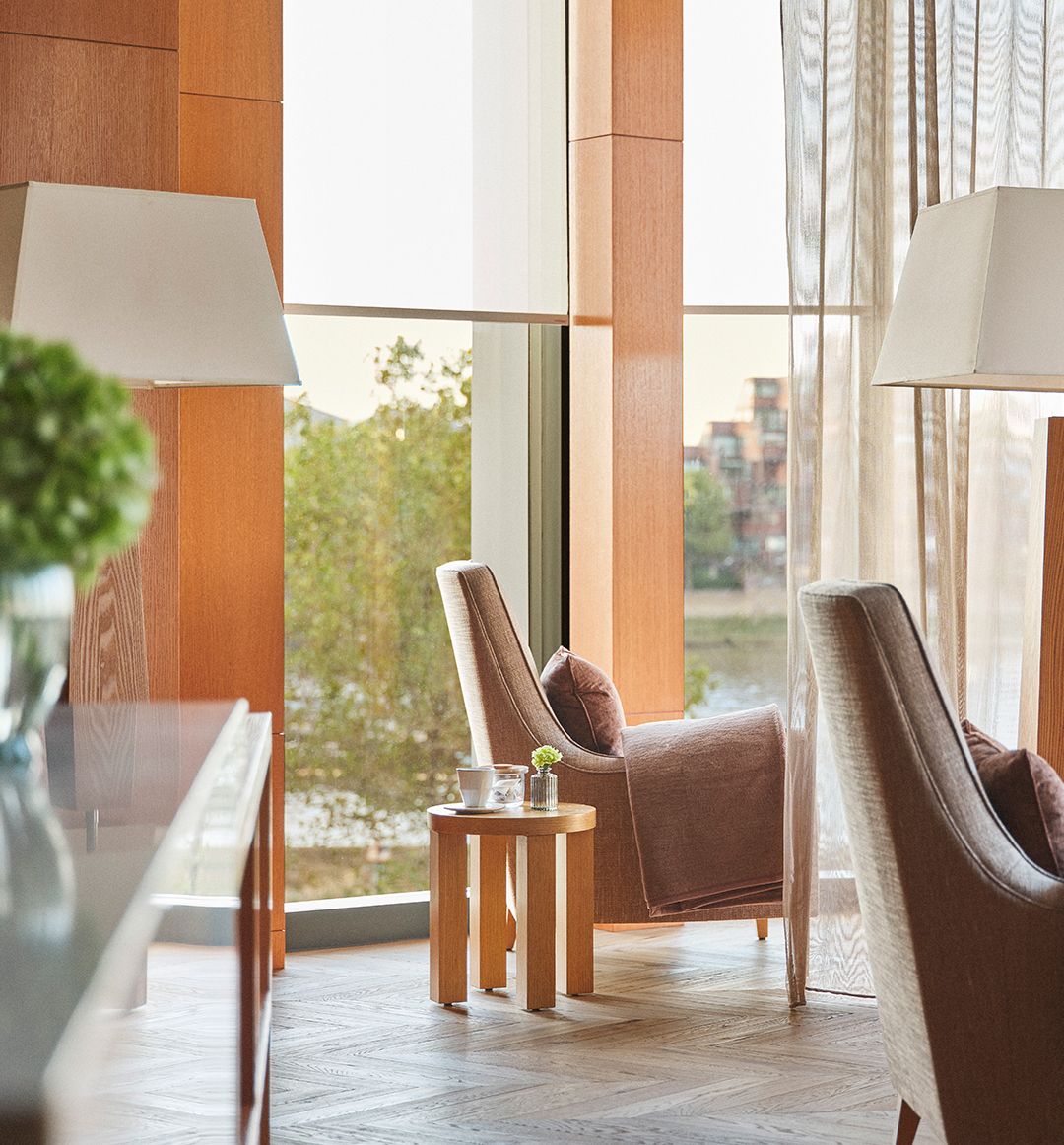 Hotel featured wood floor