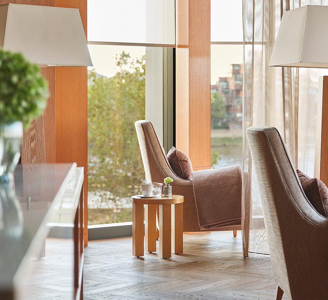 Hotel featured wood floor