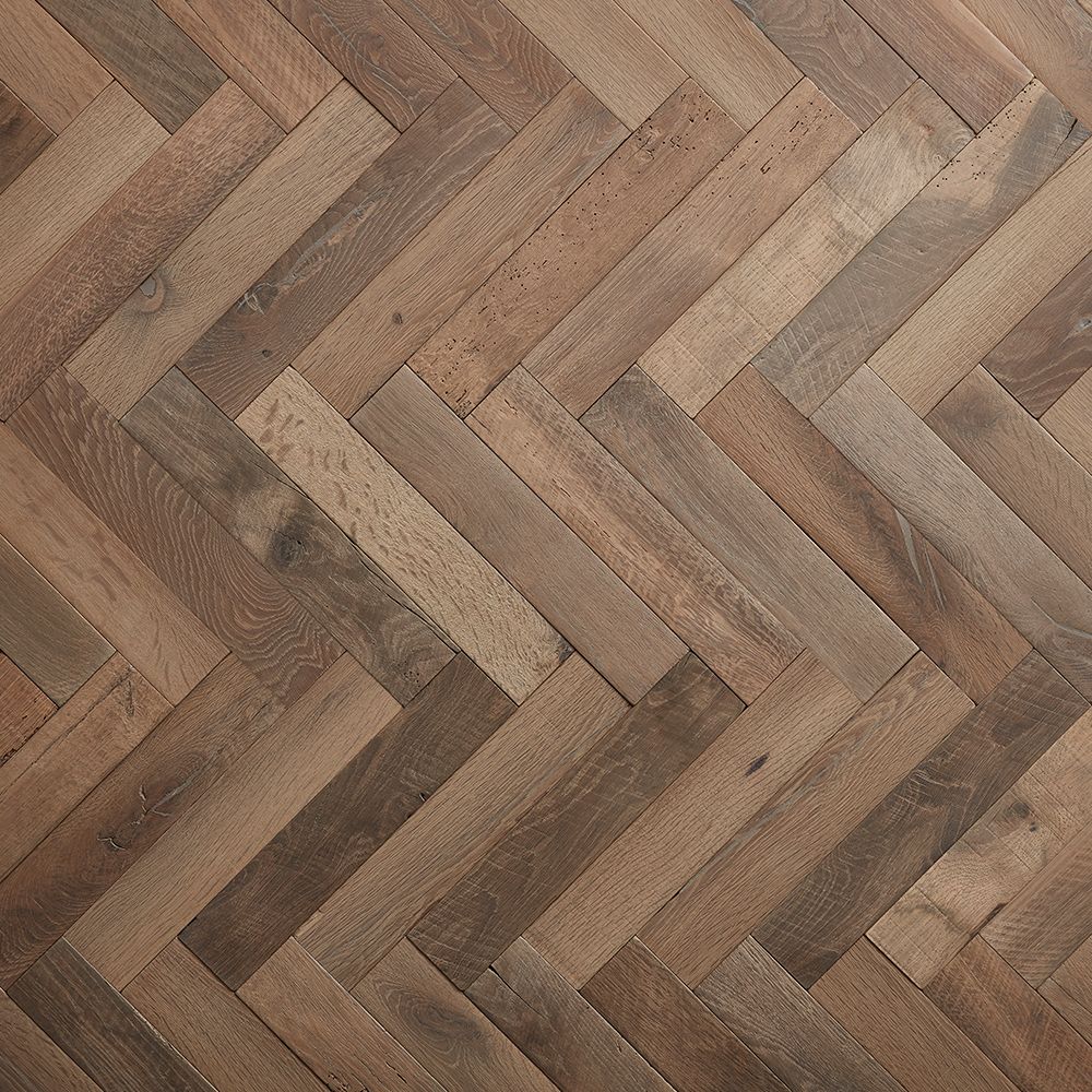 Dampier Narrow Herringbone swatch from the Woodworks Antique collection