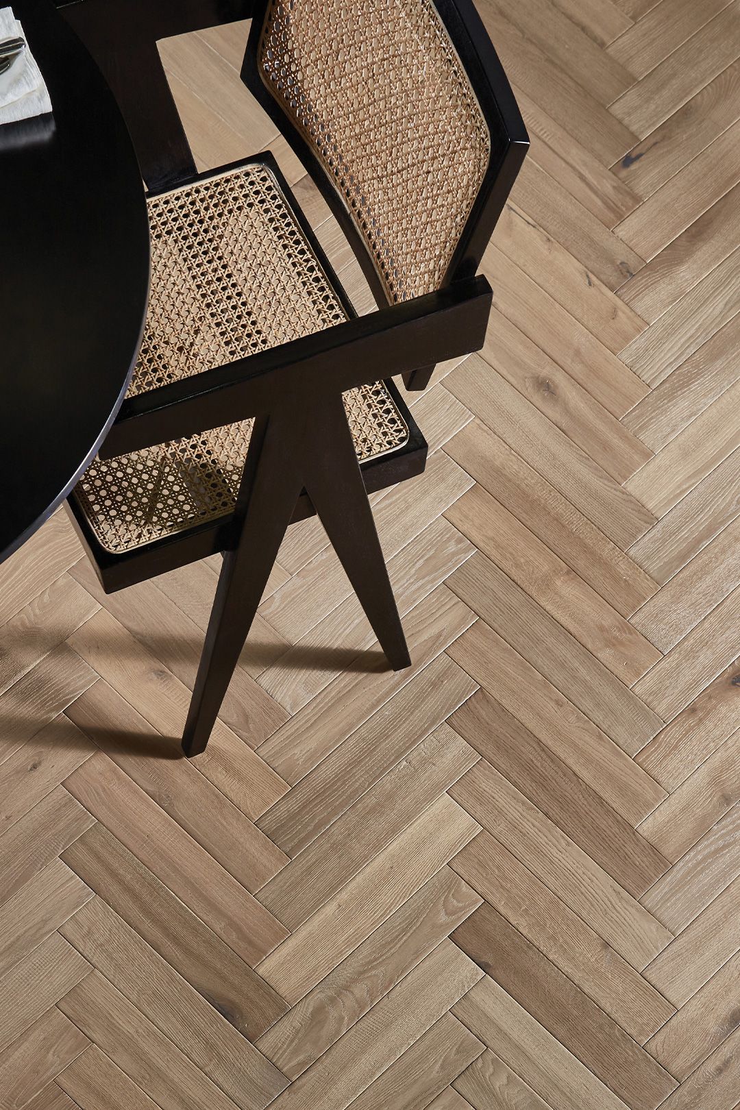 Wood flooring detail in a calm interior