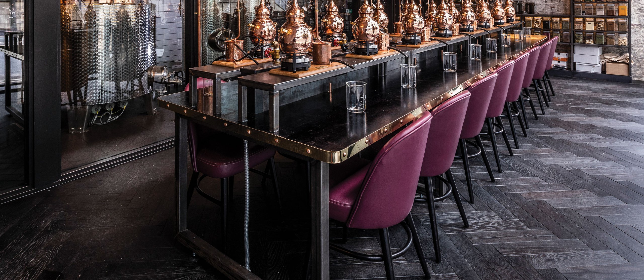 Spirit of Manchester Distillery & Three Little Words project interior