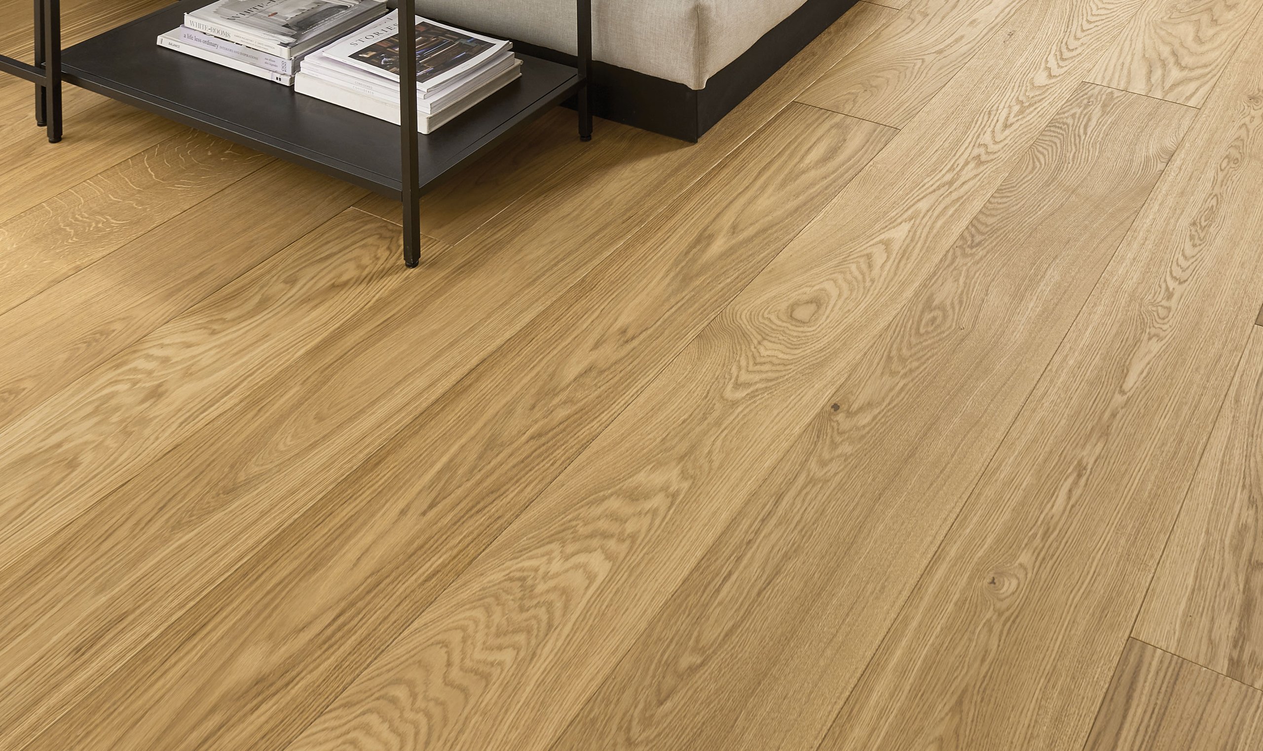 Selborne Plank in a room setting, close-up