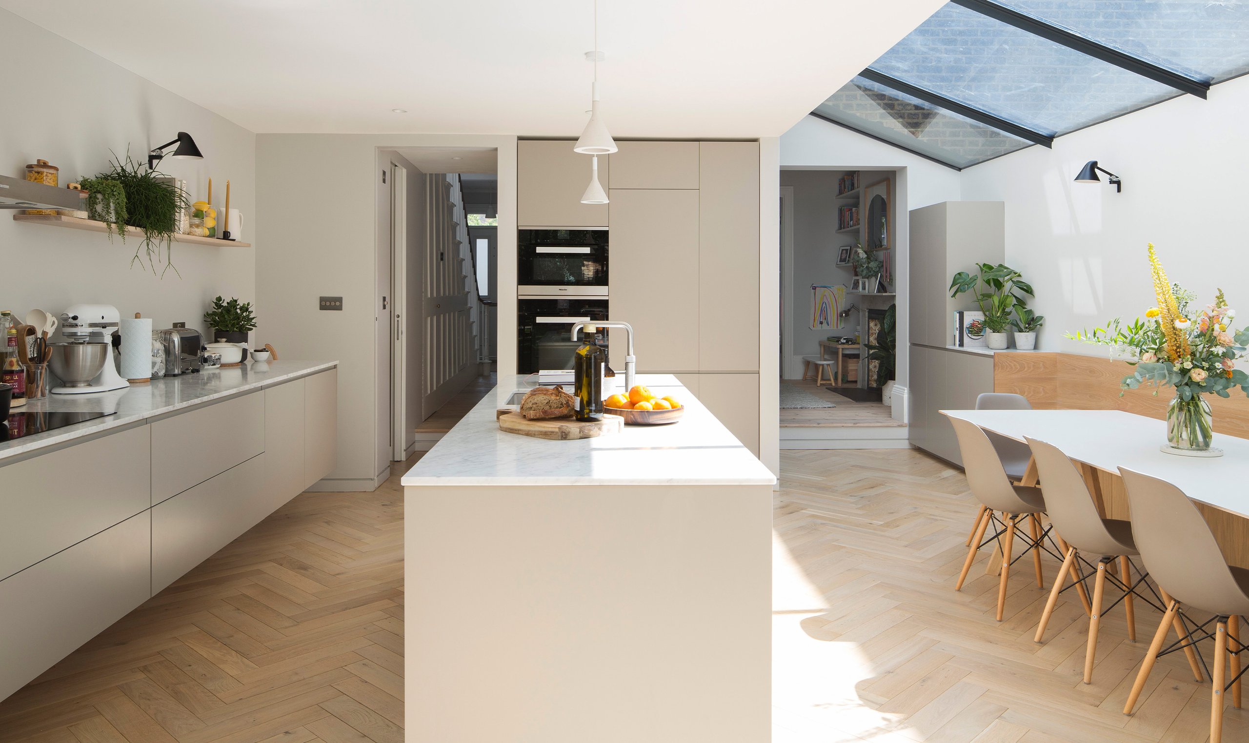 Santi Herringbone in a room setting