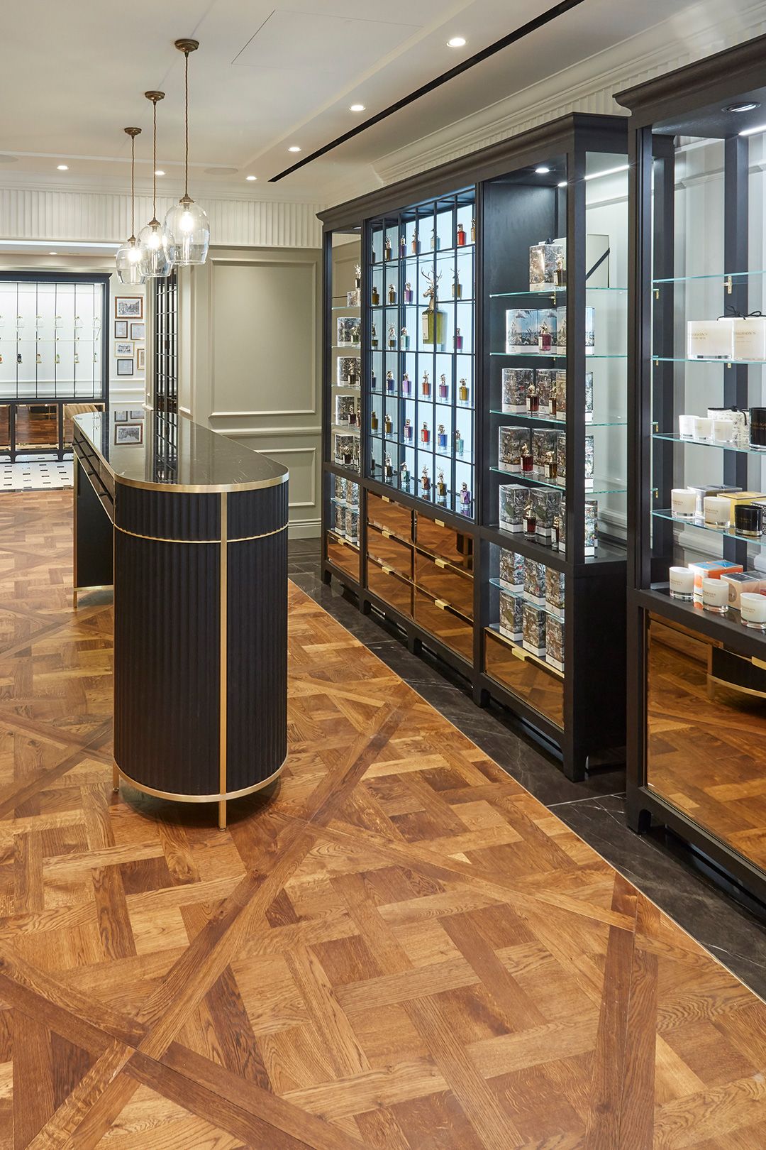 Residential wood flooring interior