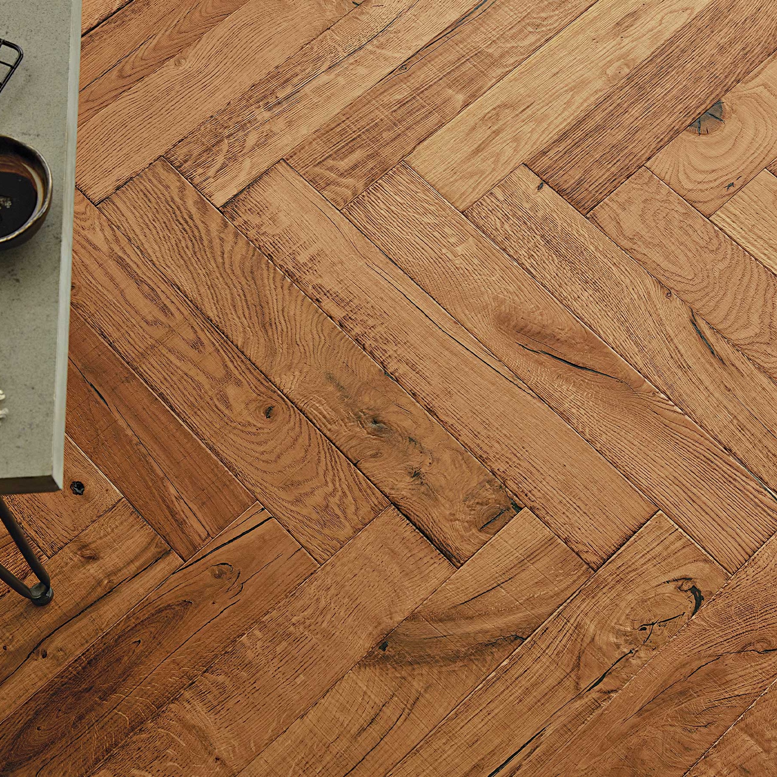 Sawn wood flooring
