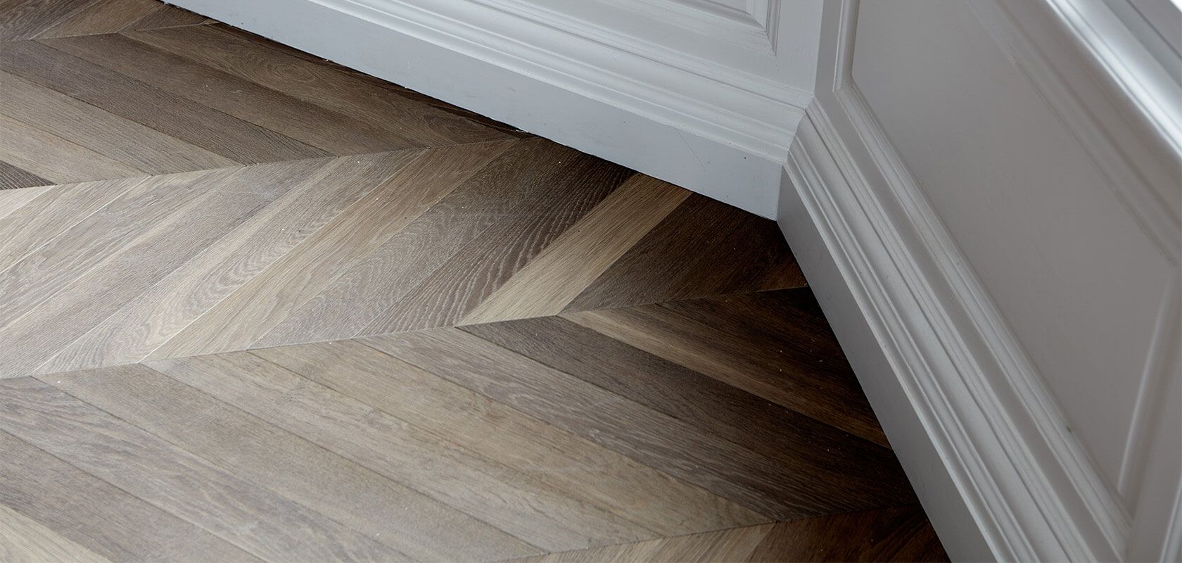 Unfinished oak floor in Soho Loft