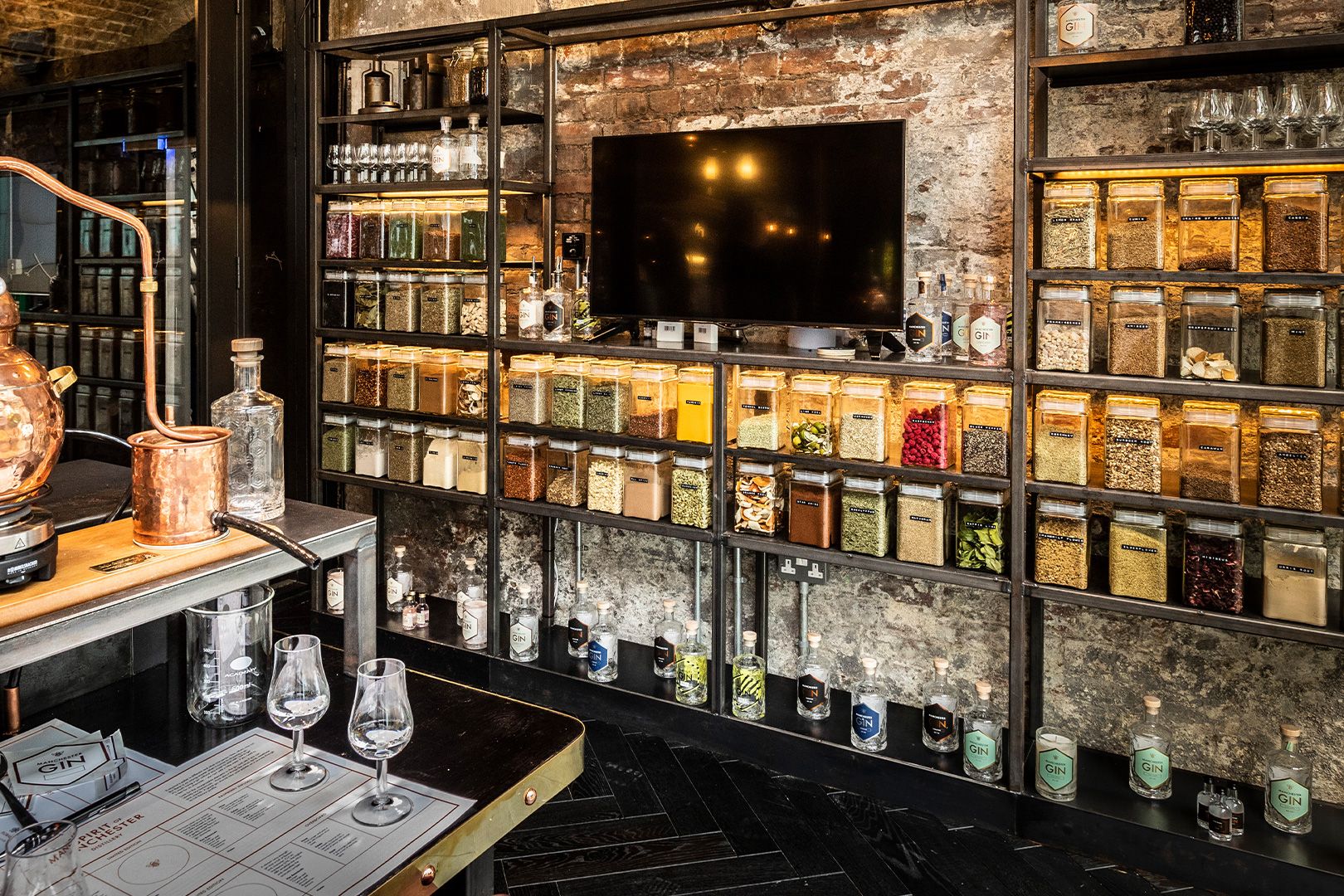 Three Littel Word Restaurant at the Manchester Gin Distillery