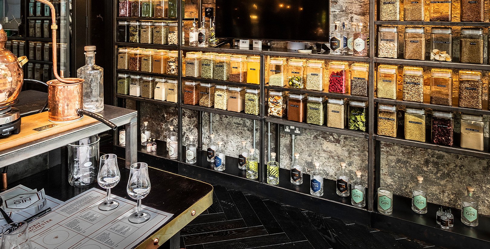 Three Littel Word Restaurant at the Manchester Gin Distillery