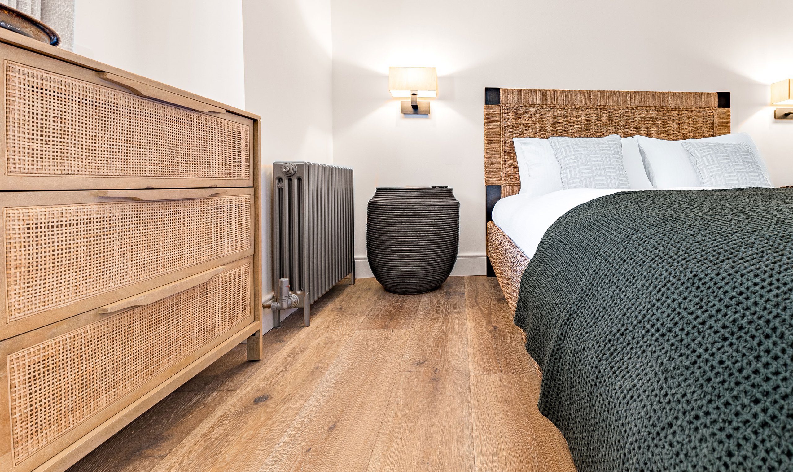 Bedroom statement image with Ted Todd flooring