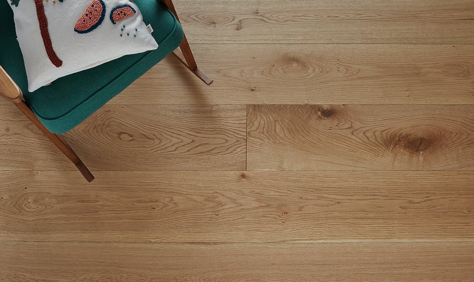 Almond Wide Plank in a room setting