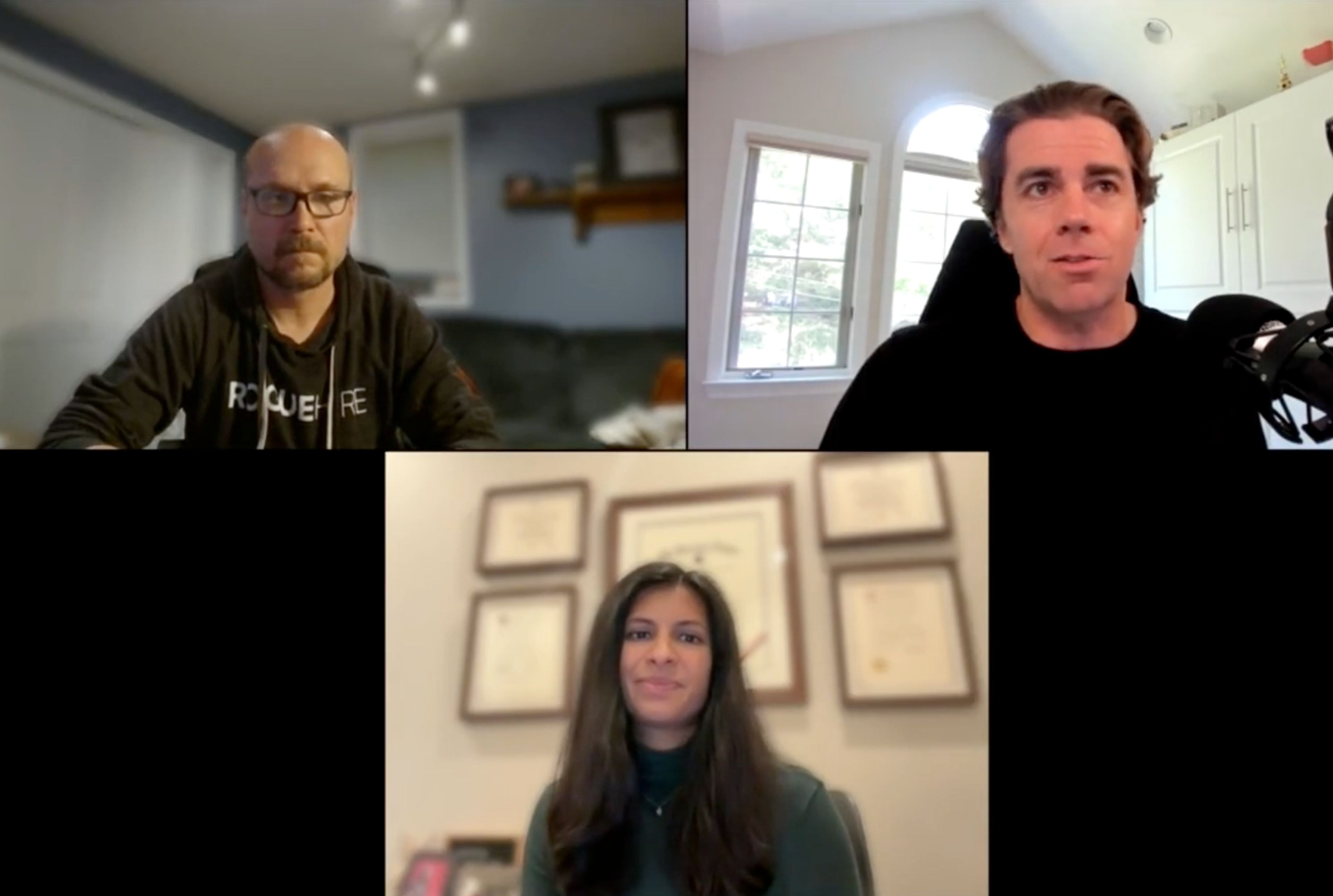 Clasp CEO Tess Michaels and RogueHire’s Matt Rimer and Ryan Affolter