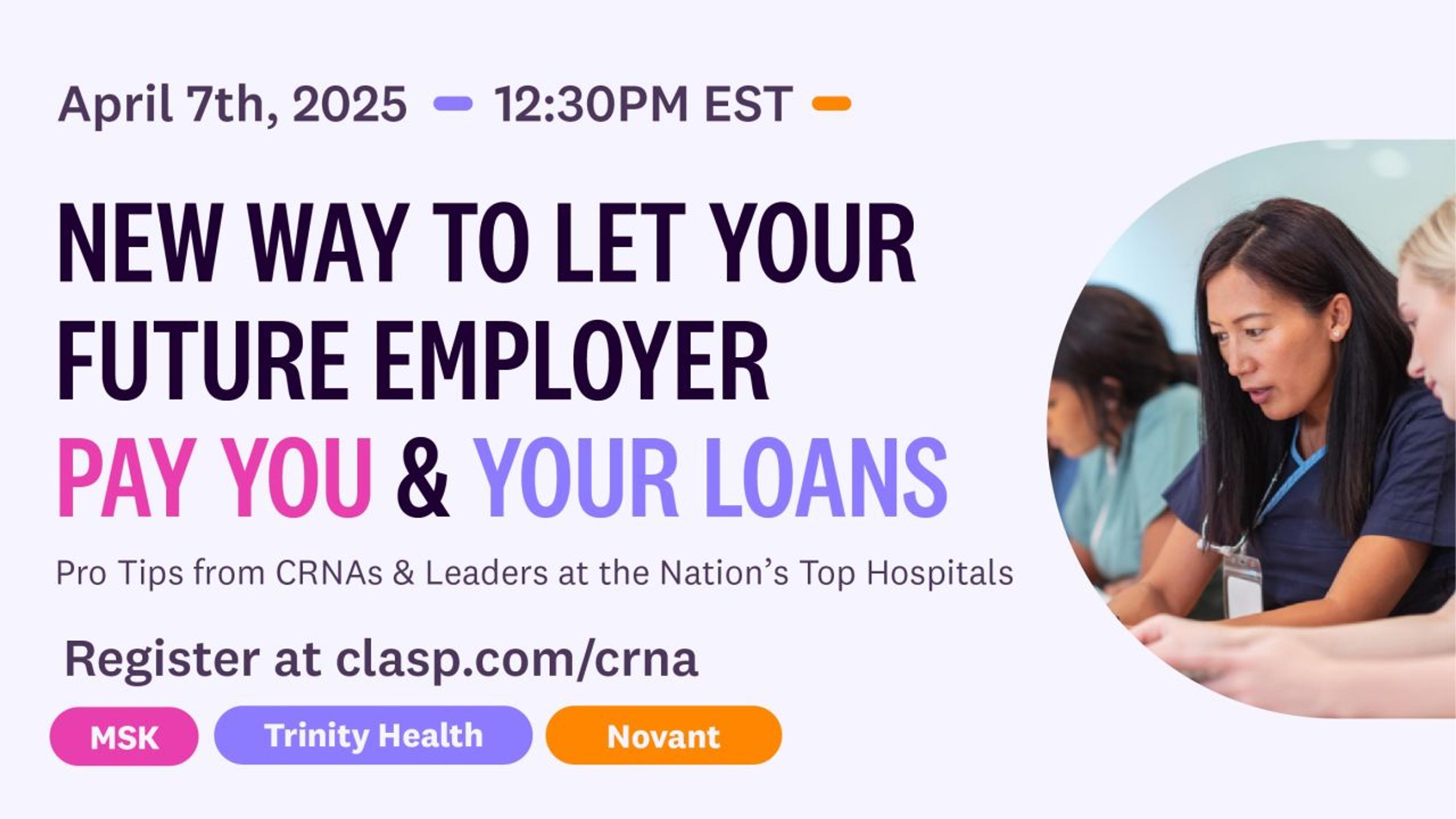 3 CRNAs Share the One Thing They Wish They Knew Sooner: Up to $90K in Student Loan Repayment